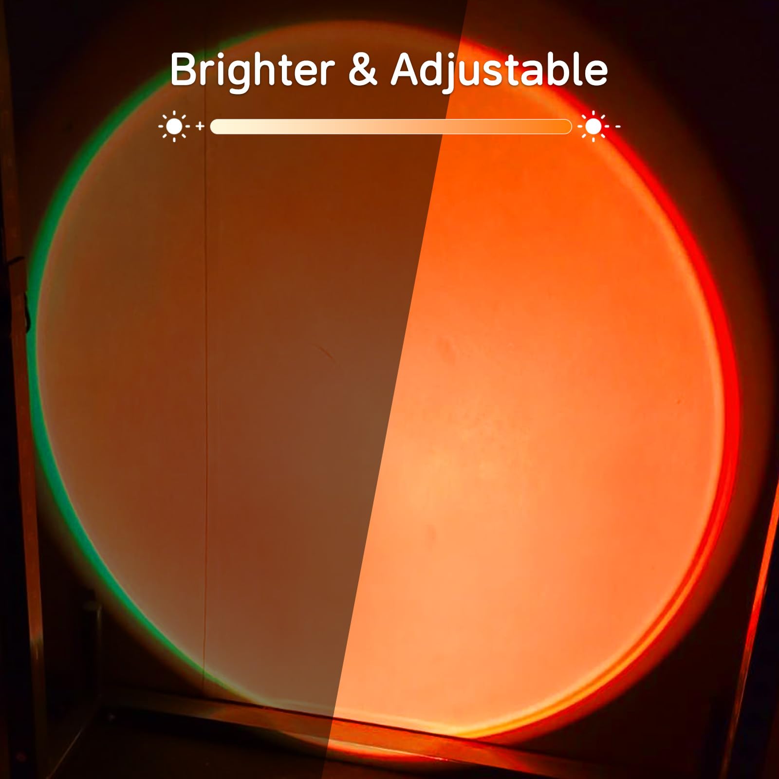 Sunset Lamp Projector With App Control, 360 Degree Rotation Multicolor Changing Projection Lamp Led Light, Sunlight Lamp For Bed