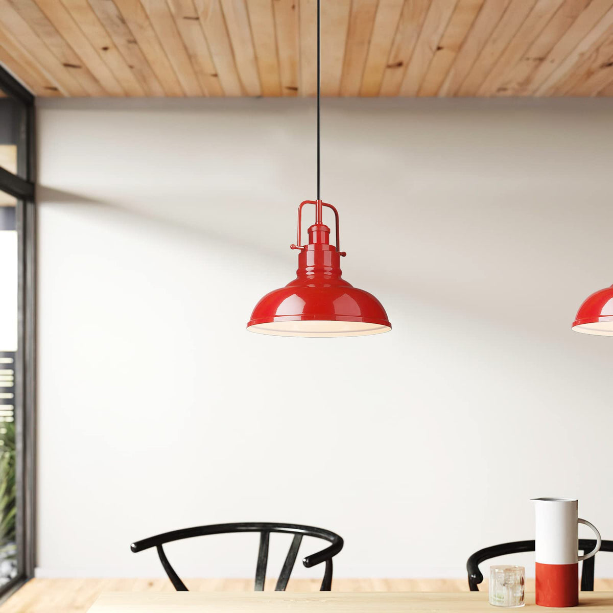 Zeyu 2 Pack Modern Pendant Lights, 11-Inch Kitchen Light Fixtures With ...
