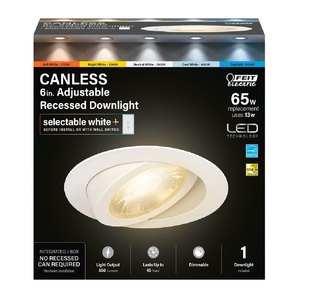 Feit Electric RCS DWNLT ADJ LED 6 65W