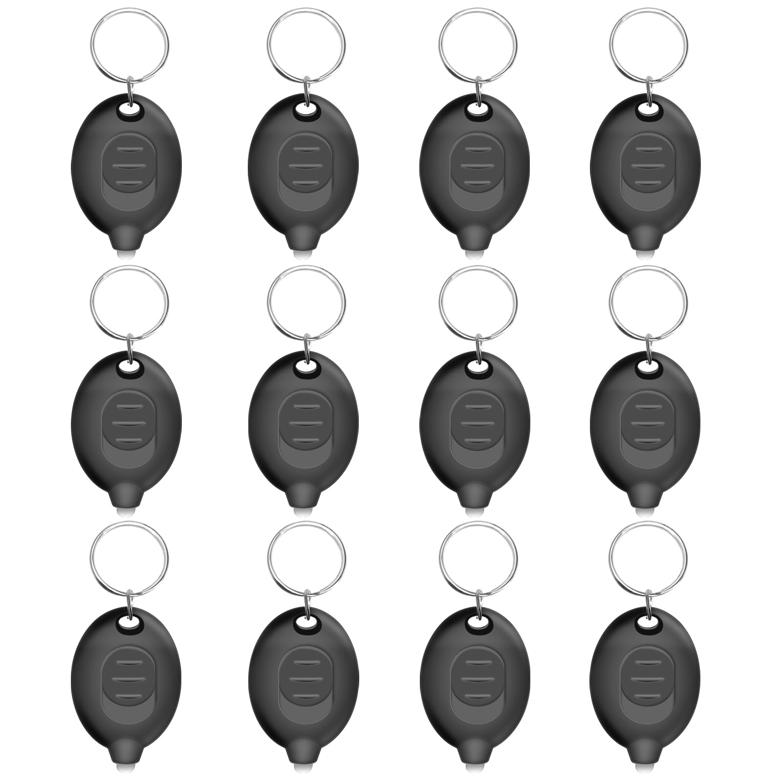 Daemson Mini LED Keychain Flashlight, Ultra Bright Micro Pocket Light, Small White Light Keychain Flashlight, Emergency LED Key 