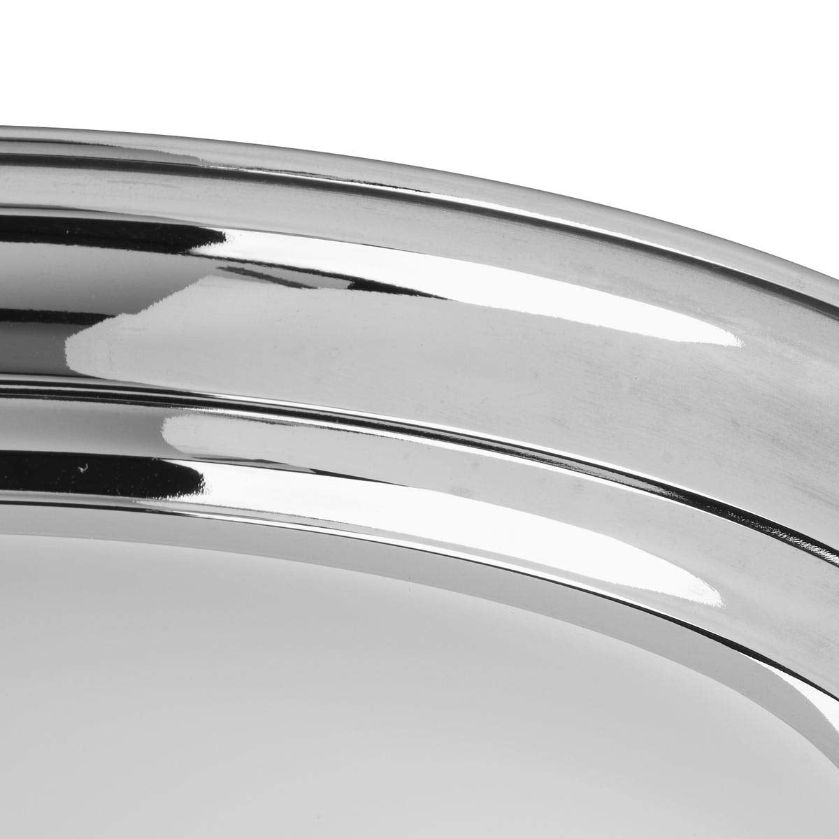 Progress Lighting Three-Light Dome Glass Close-to-Ceiling Fixture, 15-1/4in, Chrome, Alloy Steel, Model P3926-15ET