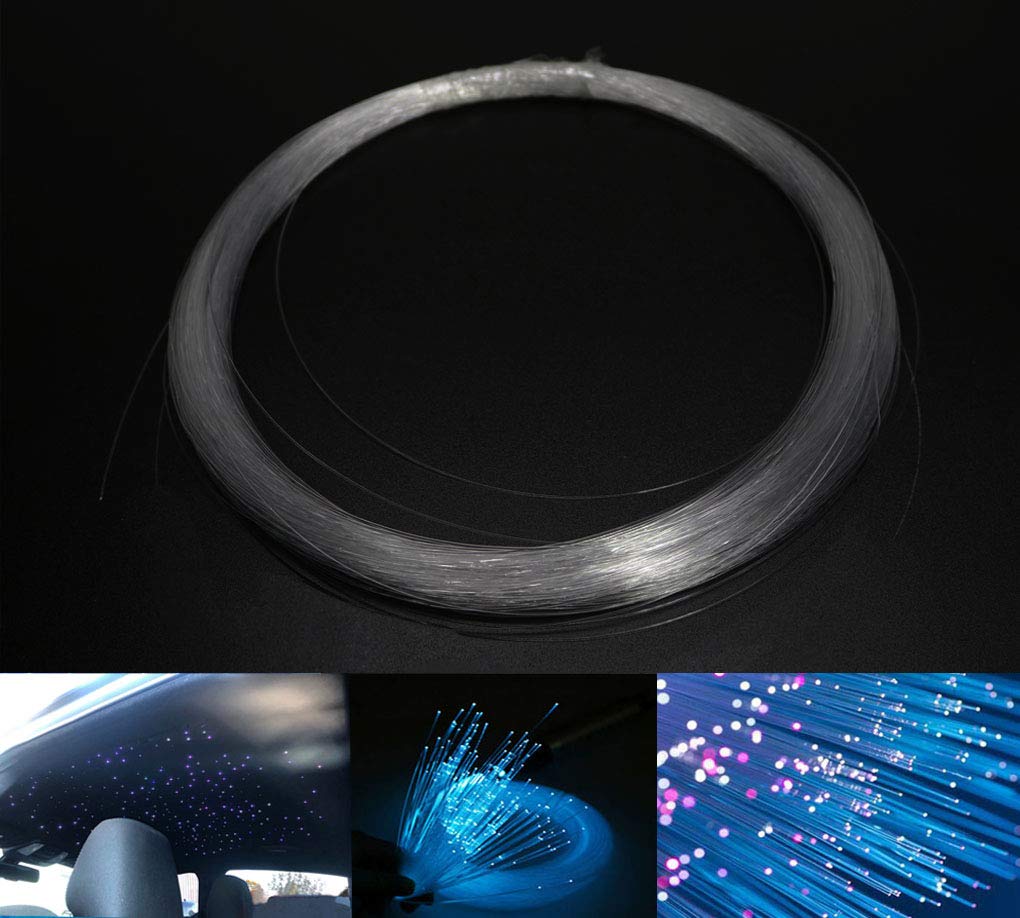 Azimom 100M Pmma Plastic End Glow Fiber Optic Cable 0.5Mm For Star Sky Ceiling Led Lights