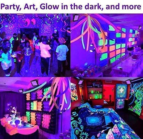 HouLight UV LED Black Light Flood Light 10W IP65 Waterproof 1 Pack Uv Led Flood Light Model HOU-FL-UV