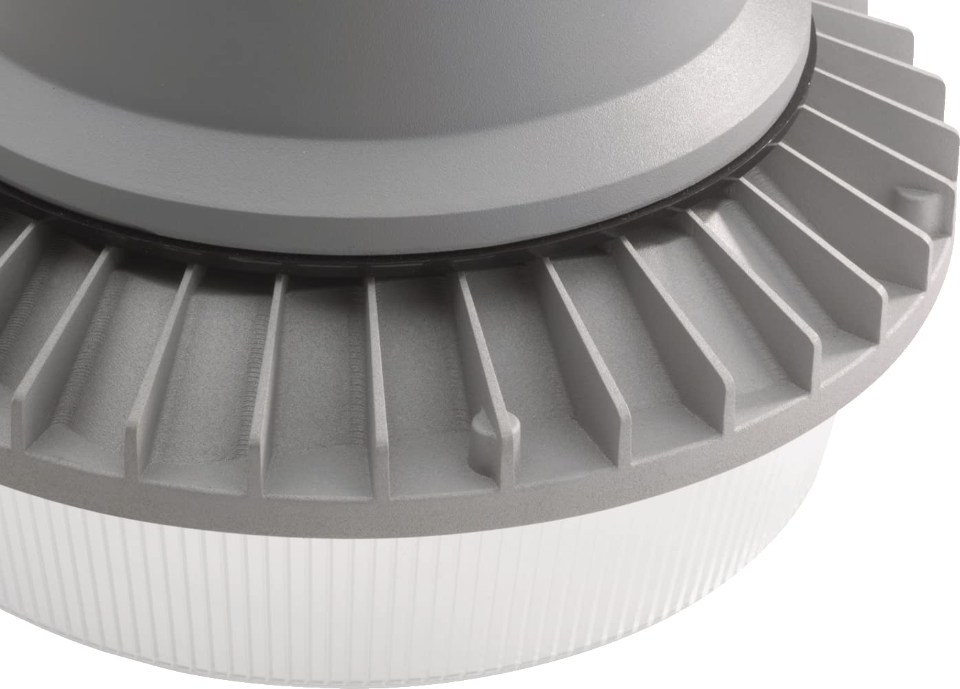Lithonia Lighting Outdoor BGR P2 LED Security Light, 4000K, Gray, Metal, Dusk-to-Dawn, Model BGR LED P1 40K MVOLT PER DNA M