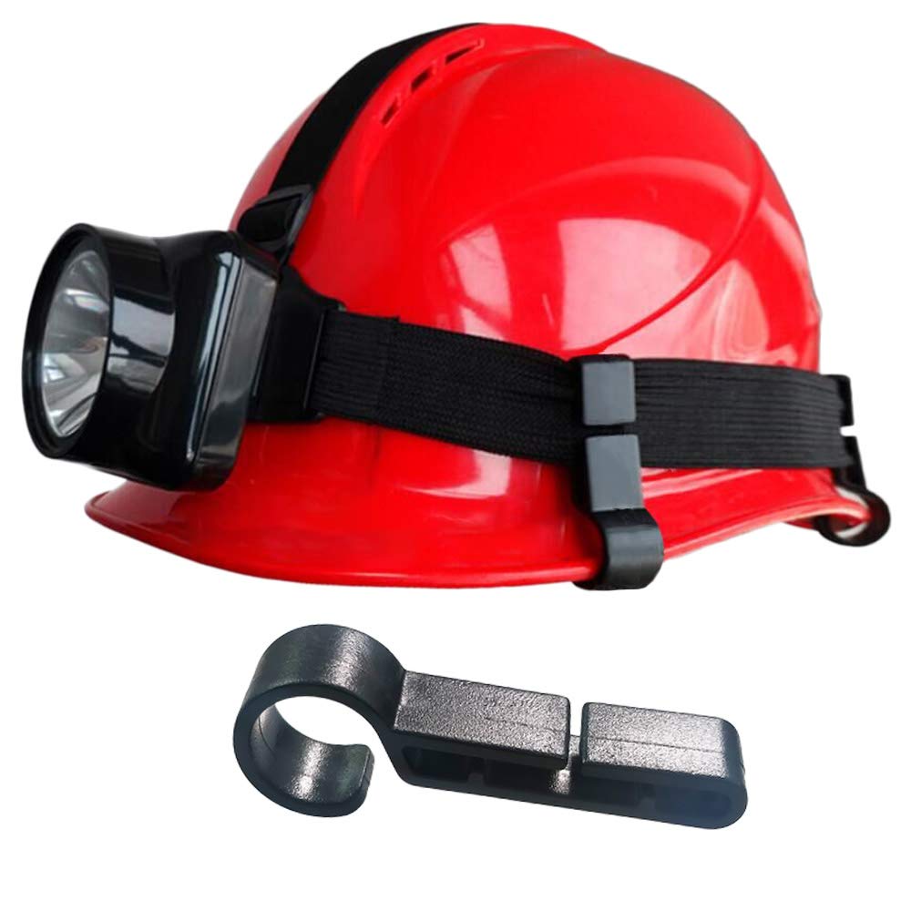 30 PCS Hard Hat Accessories for Headlamp,Hard Hat Clips for Headlamp,Headlamp Hook,hard hat Light Clip,Helmet Clip,Easily Mount
