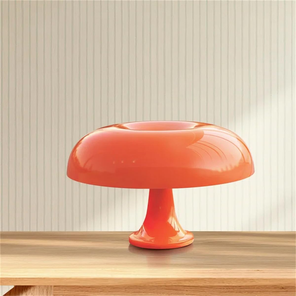 Retro Orange Mushroom Lamp For Bedroom Nightstand Mid Century Modern Table Lamp Decor Aesthetic Lighting Dimmable Mushroom Shape