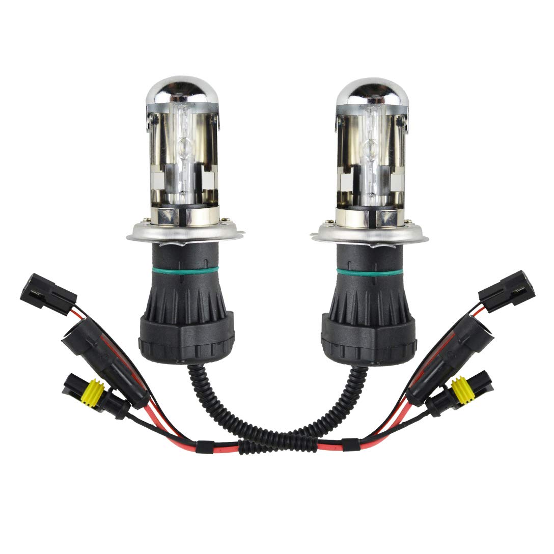 Innovited HID Xenon H4 9003 12000K Bi xenon HI/LO HID Replacement Bulbs (1 Pair)