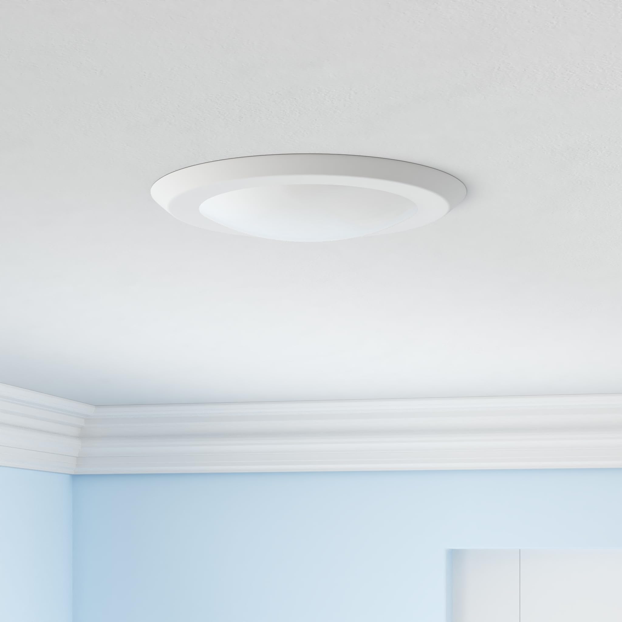 Sunco 5/6 Inch Led Disk Lights, Flush Mount Disc Recessed Ceiling Can Lighting, 1050 Lm, 5000K Daylight, Dimmable, 15W=75W, Damp