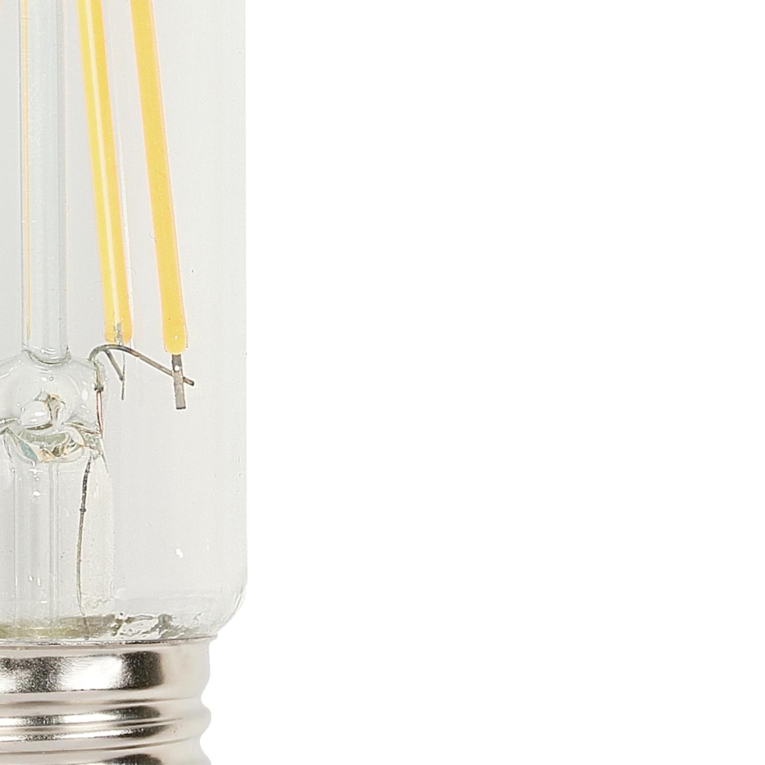 Westinghouse Lighting 5341000 6.5 Watt (85 Watt Equivalent) T10 Dimmable Clear Filament Led Light Bulb, Medium Base
