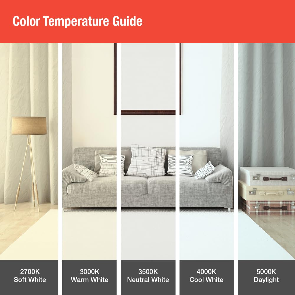 Juno Jsbt 6-Inch Slimbasics Tapered Disk Downlight, Switchable, White (6 Pack)