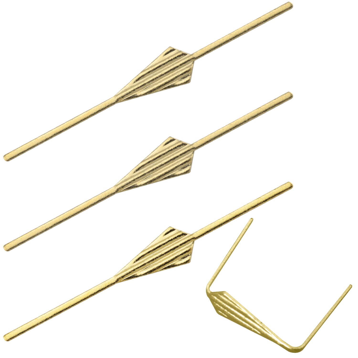 ITROLLE Chandelier Connector Clip 200PCS Stainless Steel 45mm Bow Tie Pin Golden