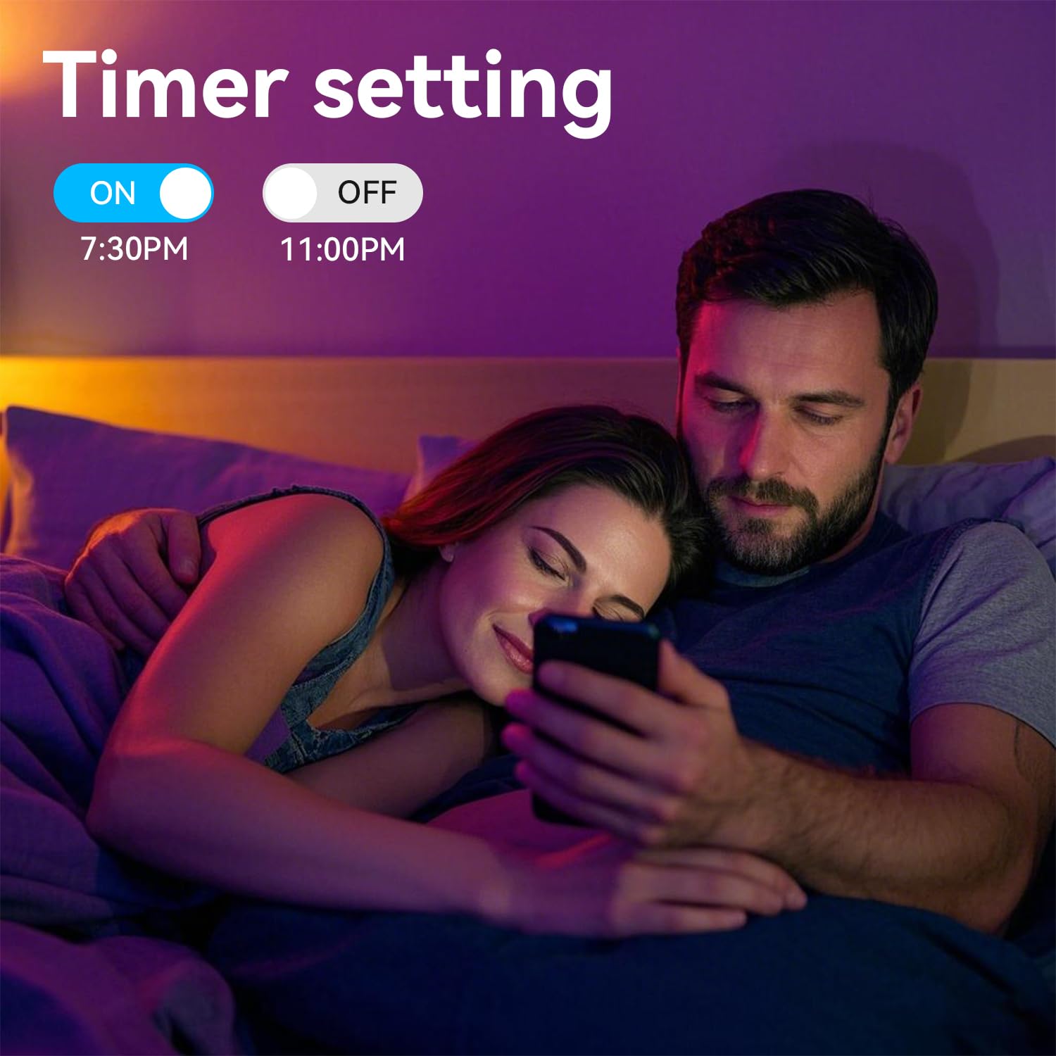 Charkee Led Strip Lights 200Ft (3 Rolls Of 65.6Ft). 24V 5050 Ultra Long Super Bright Smart Light Strips With App Control. 44Keys