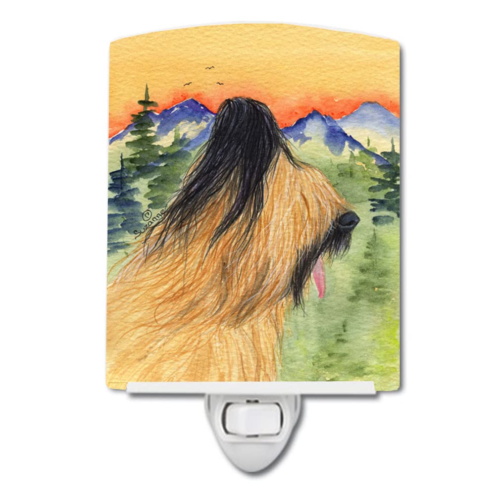 Carolines Treasures Ceramic Night Light, UL-Certified, 6x4x3in, Multicolor, Model SS8318CNL for Bedroom, Bathroom, Nursery, Kitchen