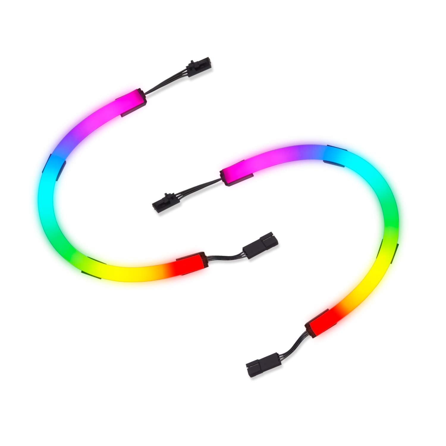 Corsair iCUE LS100 LED Smart Lighting Strip Expansion Kit 250mm, Black, Model CD-9010001-WW/SS, Plastic Material