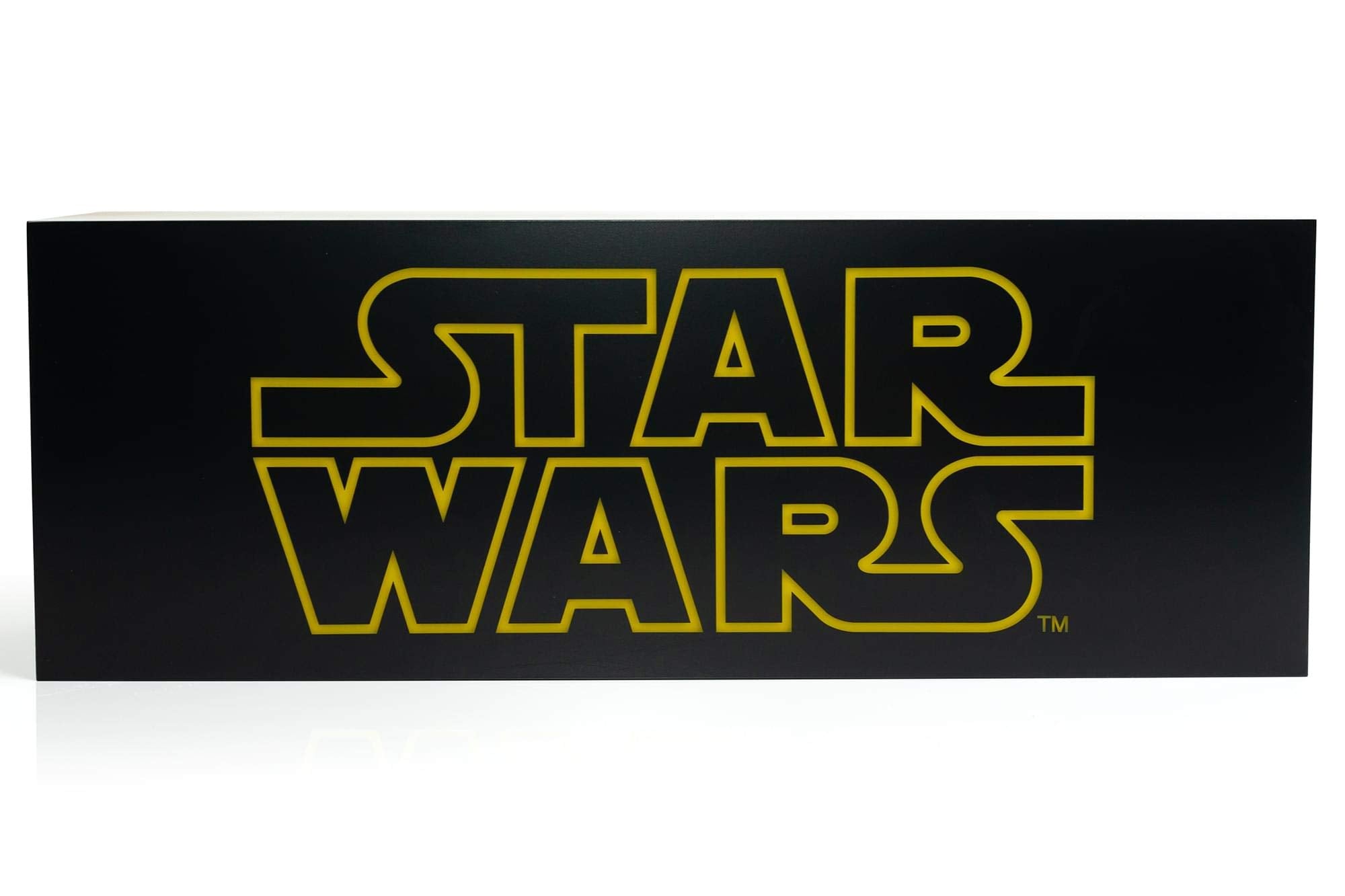 STAR WARS 17-Inch LED Light Box - USB Powered Mood Light, Black, Model 16350, Plastic