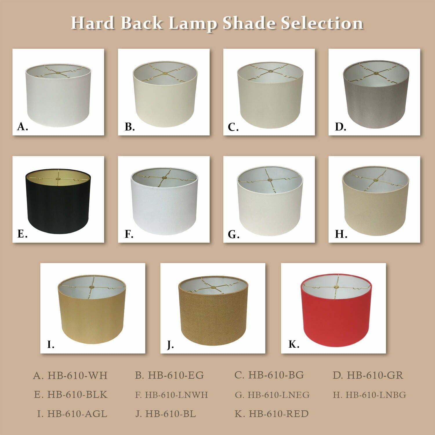 Royal Designs, Inc. Shallow Drum Lamp Shade, HB-610-14LNEG-2, 13 x 14 x 9, Linen Eggshell, 2 Pack