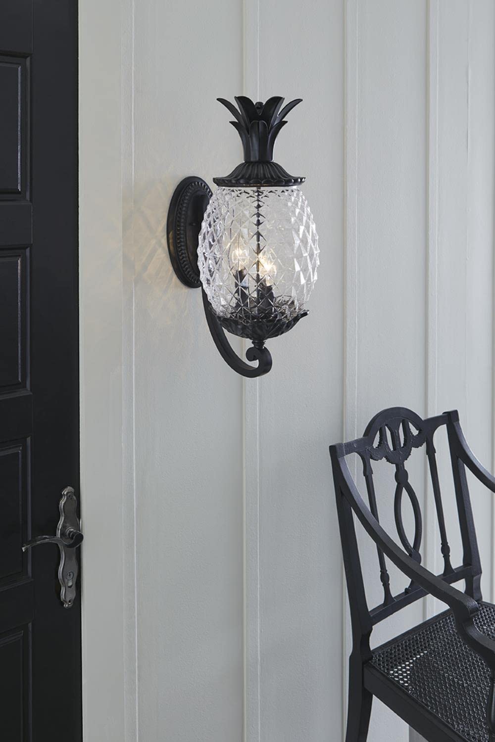 Acclaim 7511Bk Lanai Collection 3-Light Wall Mount Outdoor Light Fixture, Matte Black