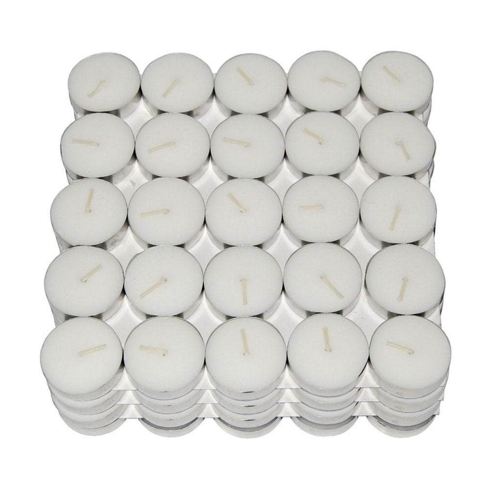 Webelkart JaipurCrafts Wax Tea Light Candle - White, Long Burn Time (100)
