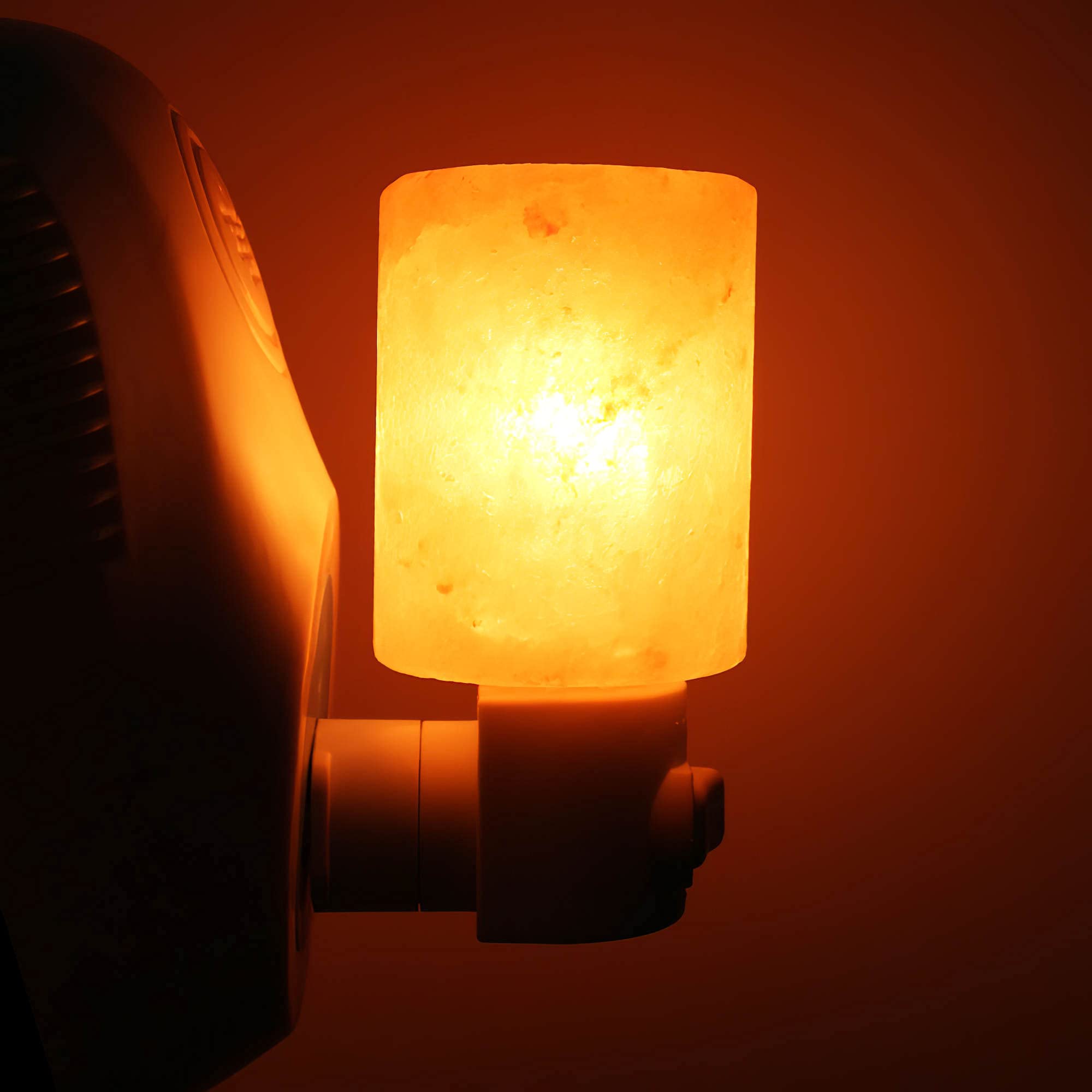 Syntus Himalayan Salt Lamp - Crystal Yellow 2.68x1.89x2.48 inch Model HM065