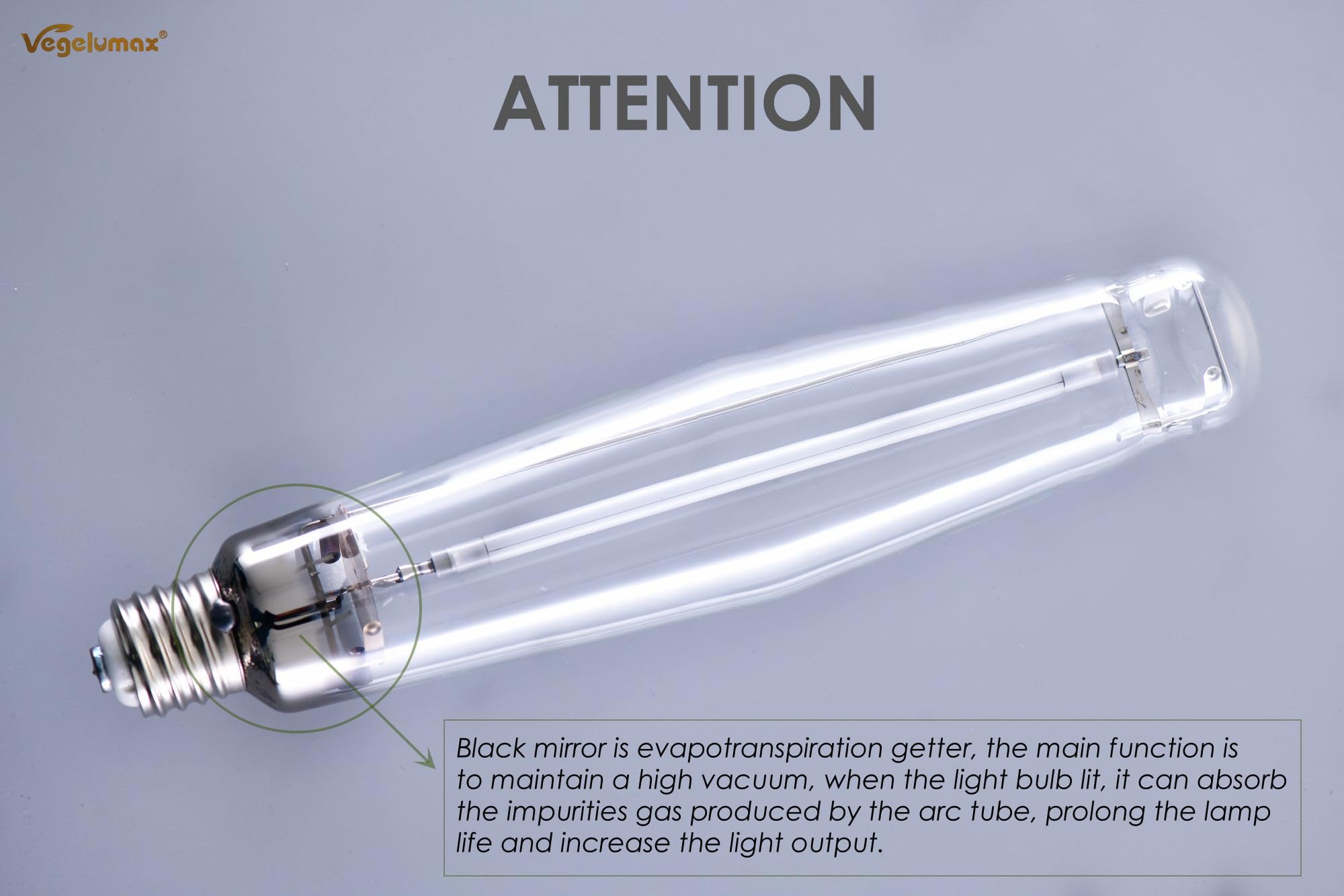 Vegelumax 1000Watt Hydroponic High Pressure Sodium Hps Grow Light Bulb Lamp,High Par Enhanced Red And Orange Spectrums, Cct 2100K, Ultra Bright 140,000 Lumens,E39 Base,2Pack