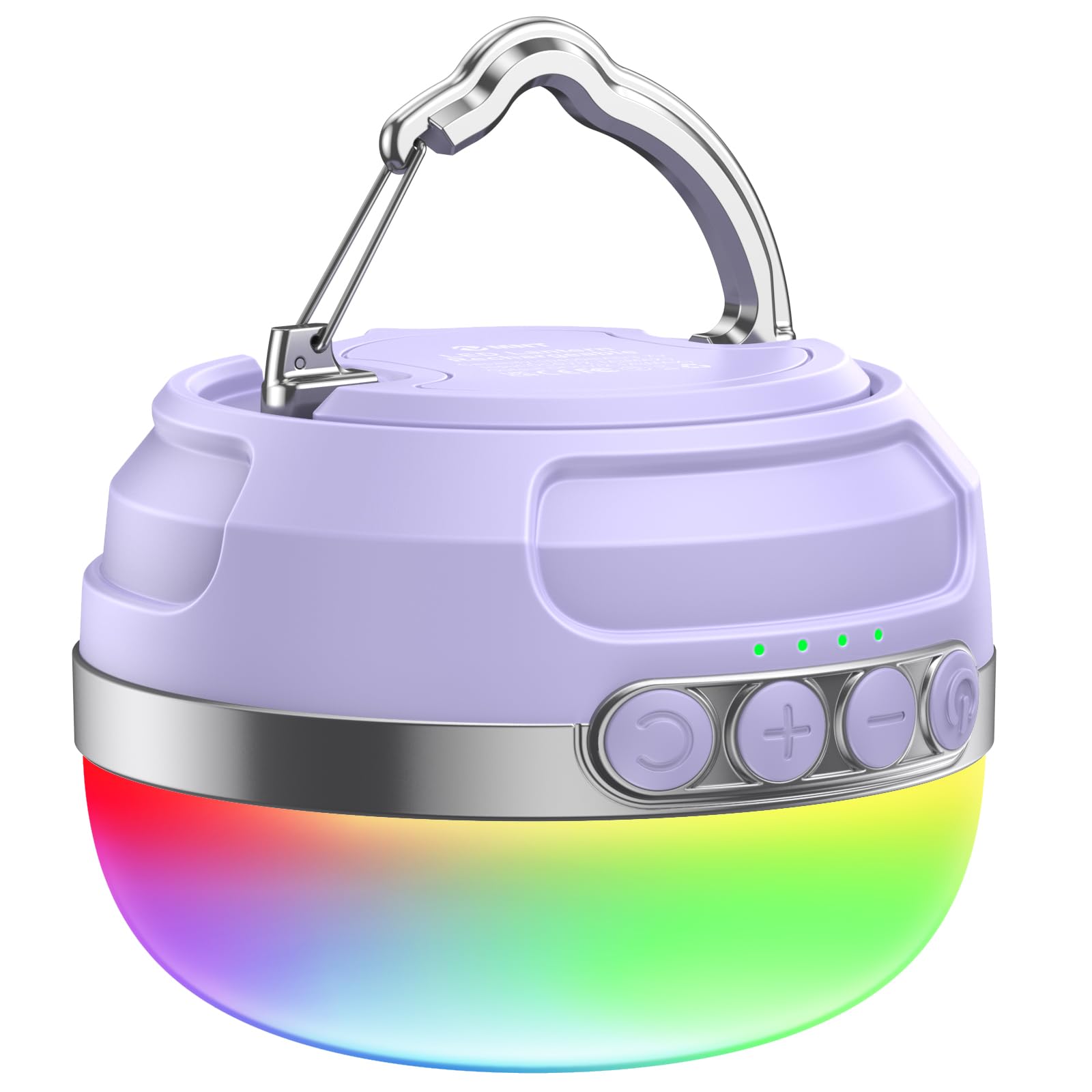 Zmnt Led Camping Lantern Rechargeable 1400Lm  Up To 420H Running Time Camping Tent Rgb Light  10400Mah Emergency Hanging Light For Hurricane  Power Outages  Home  Hiking Violet