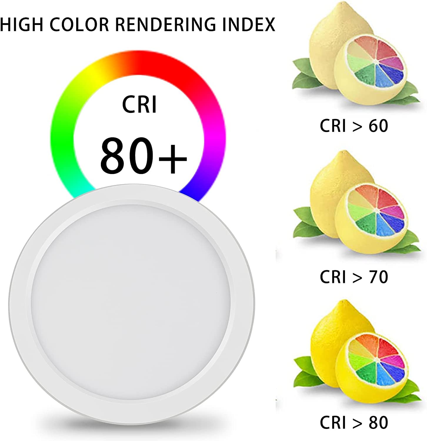 Novelux 11 Inch Led Ceiling Light Flush Mount, Ultra Slim 0.63'' Thick Round Flat Ceiling Lamp Dimmable 5000K Ceiling Light Fixt