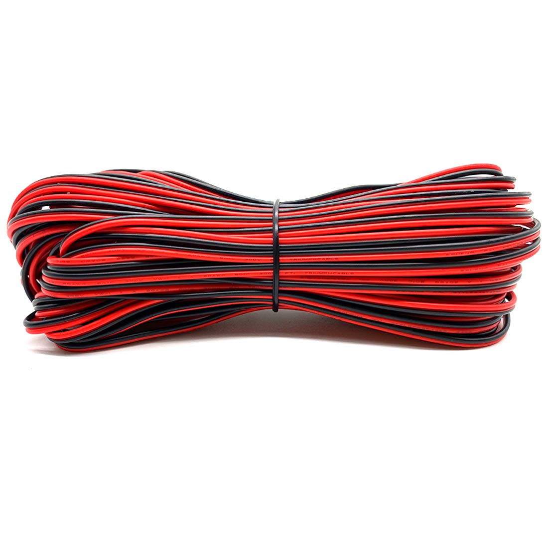 Shangyuan Boat Light Extension Cable 66ft 22AWG 2pin Red Copper Wire for LED Strip Lights