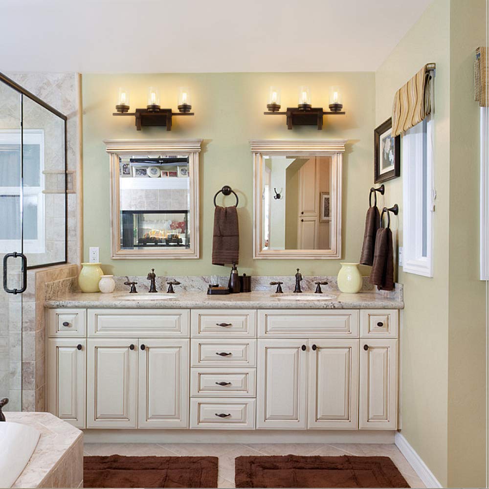 Eumyviv Clear Bubble Glass Lamp Shade, Raindrop Design, 1-5/8-Inch Open Ends, Glass Replacement Globe For Light Fixture