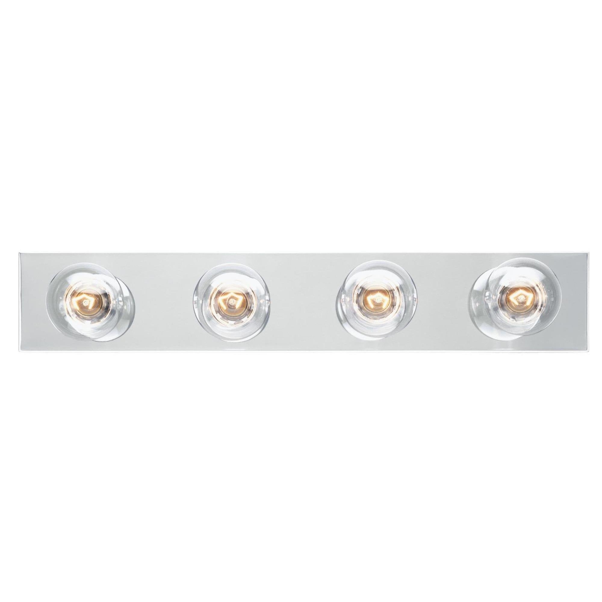 Westinghouse 6641100 Four-Light Bath Bar, Chrome