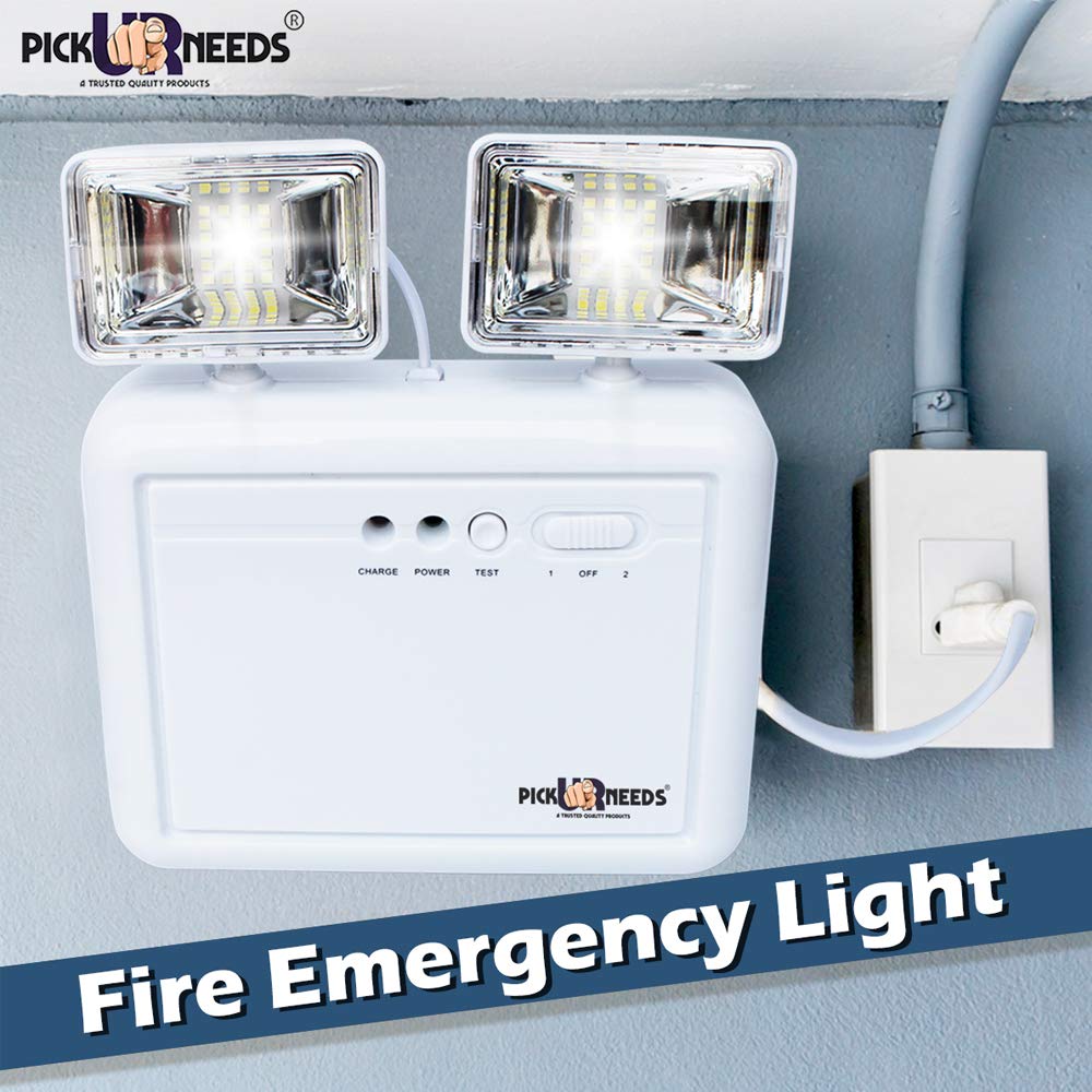 Pick Ur Needs Auto Cut System Led Wall Mounted with Portable & Twin Spot for Commercial Emergency Rechargeable Lightning (Medium
