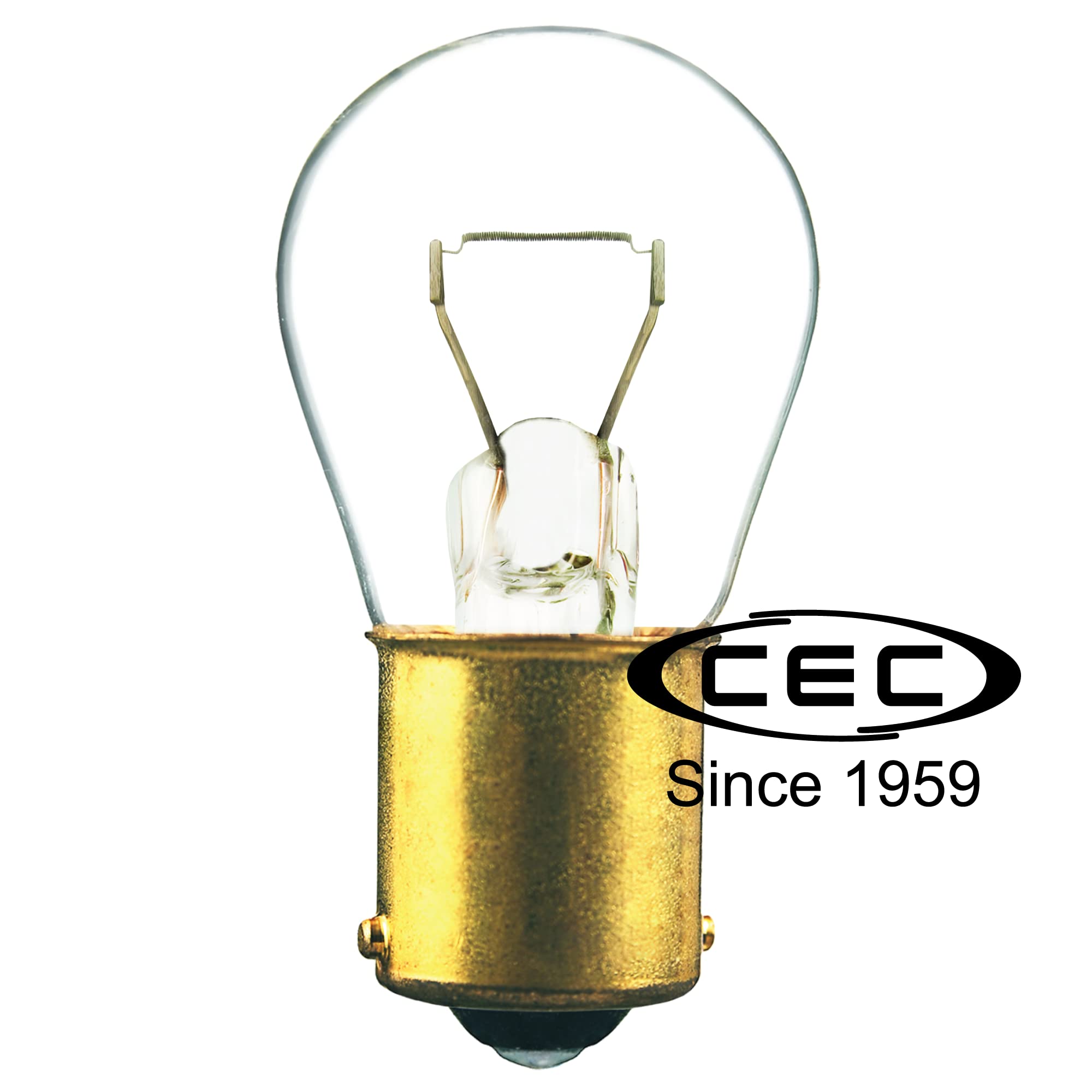 CEC Industries 1141 Miniature Bulb, Warm White, 12.8V, 18.4W, 10-Pack, Plastic