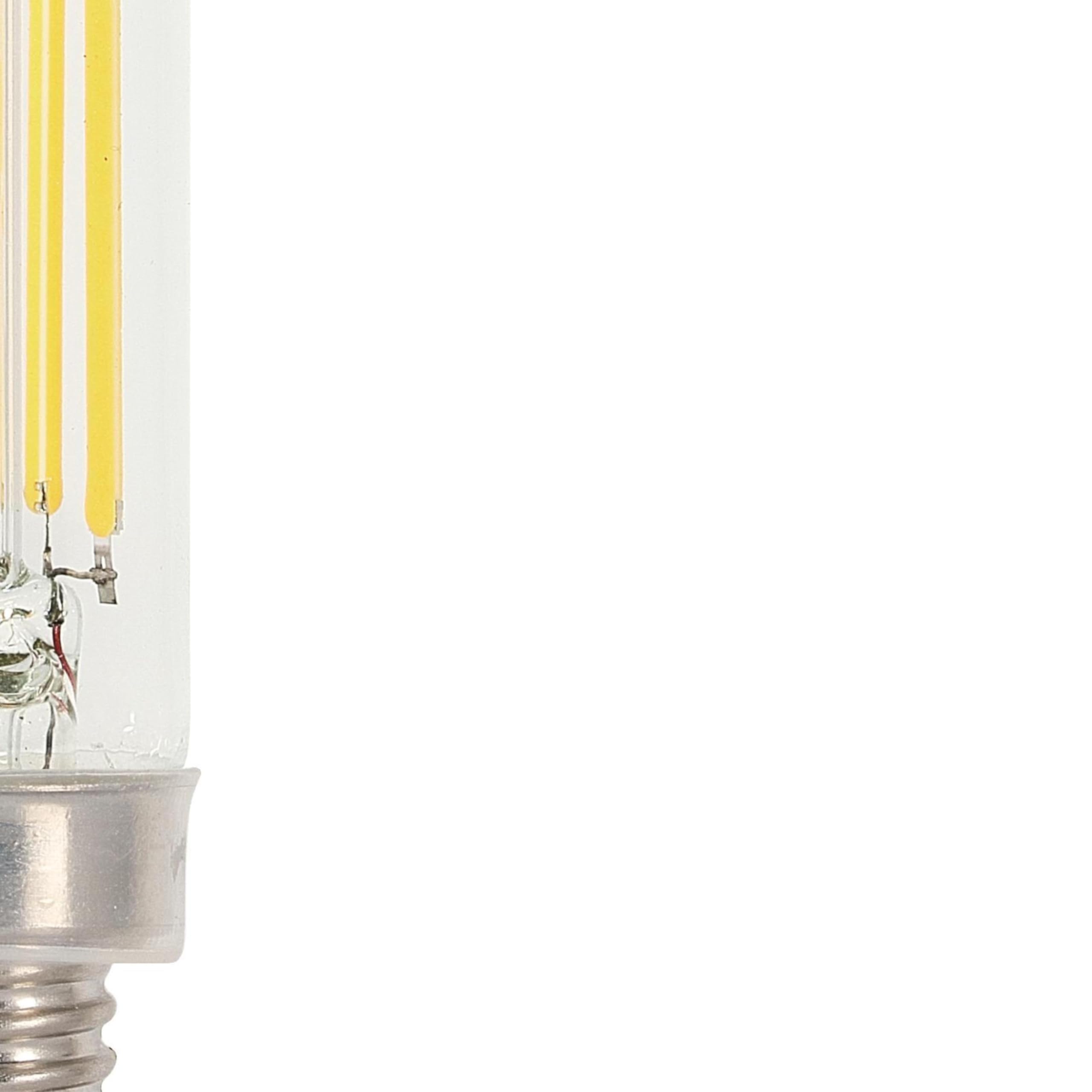 Westinghouse Lighting 5334000 5 Watt (60 Watt Equivalent) T6 Dimmable Clear Filament Led Light Bulb, Candelabra Base