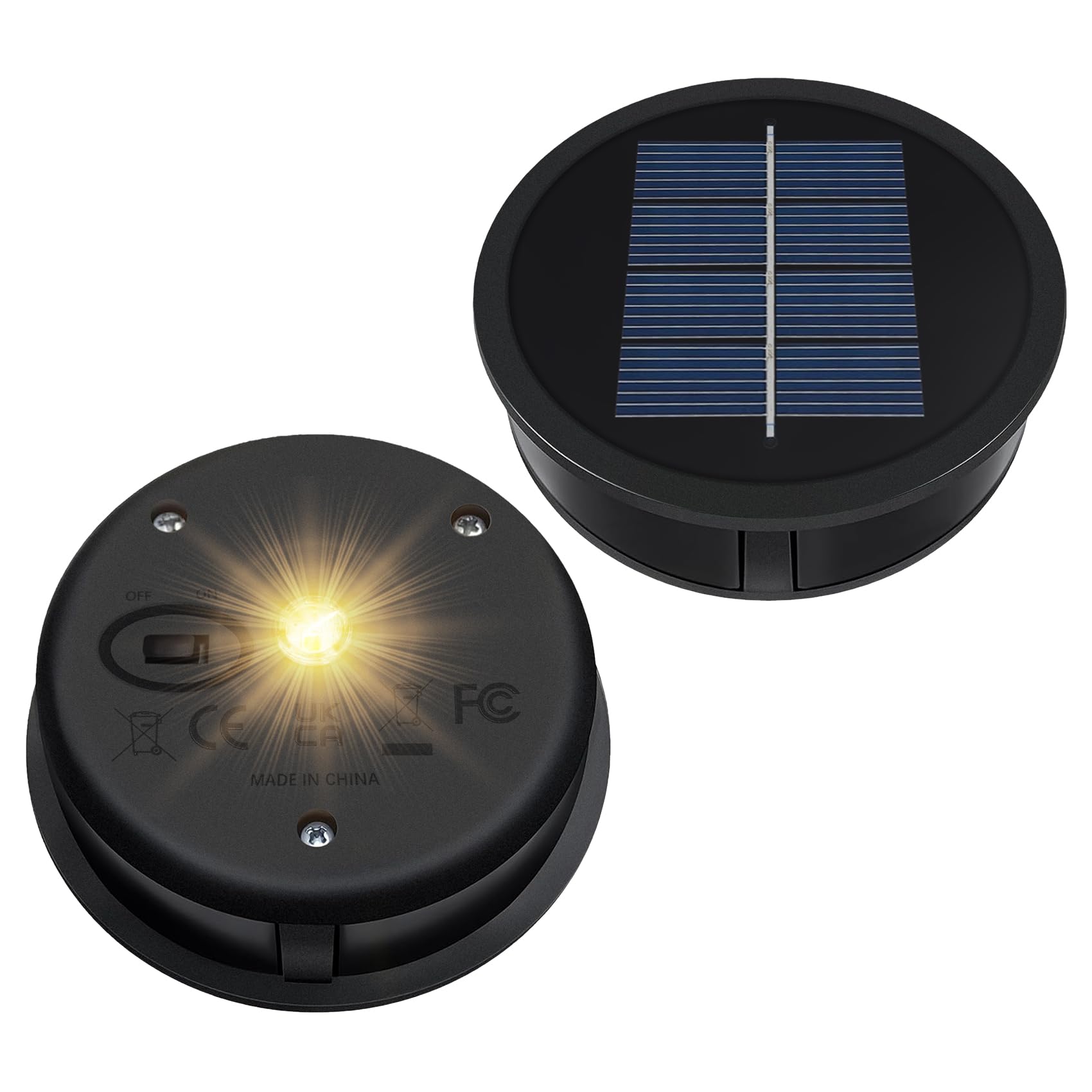 AA 600Mah Solar Replacement Lights Parts for Outdoor Solar Lantern Waterproof, Warm White Glow for Halloween DIY Items Mothers 