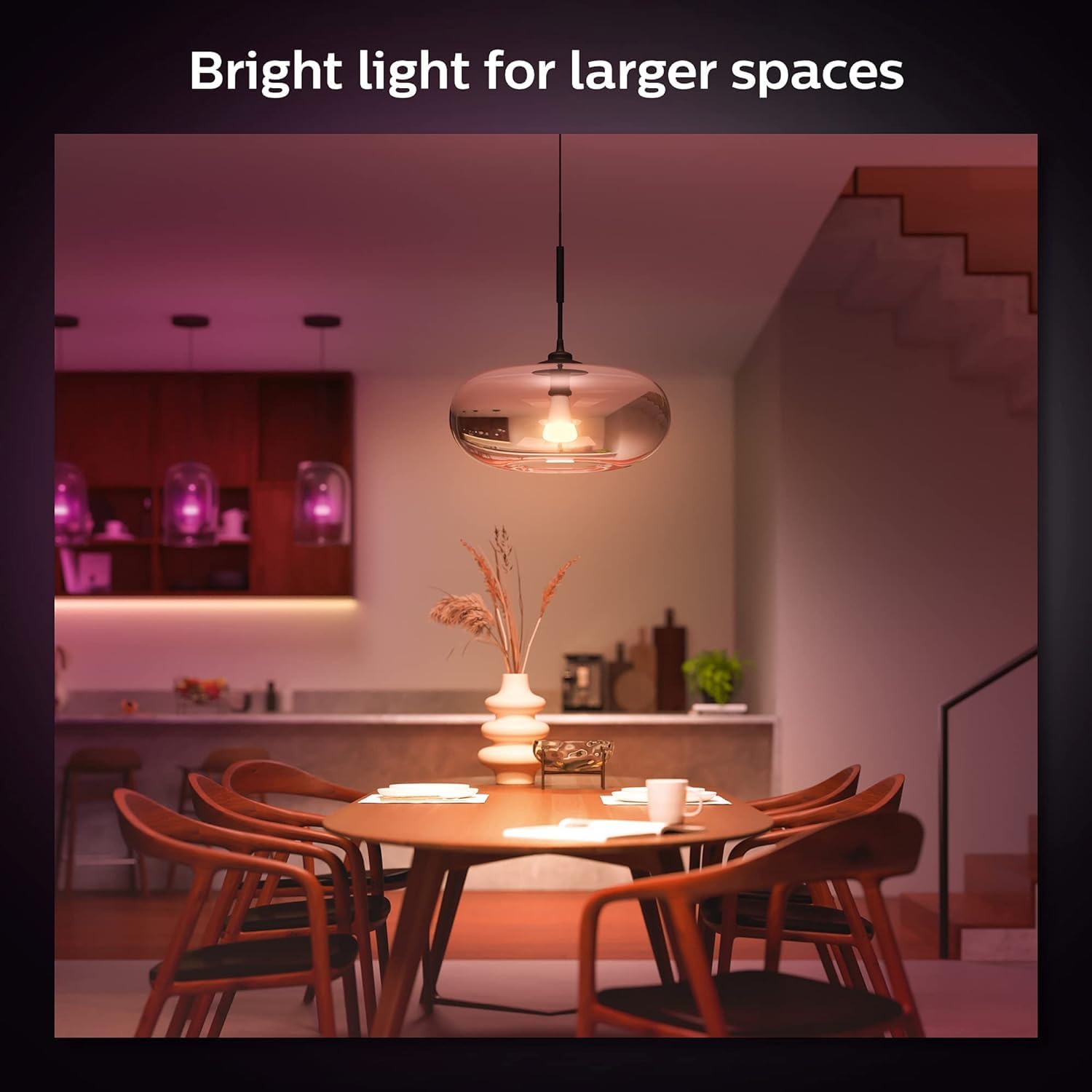 Philips Hue Smart LED Bulb 100W A21 - White & Color Ambiance - 1600LM - E26 - 1 Pack - Model 562982