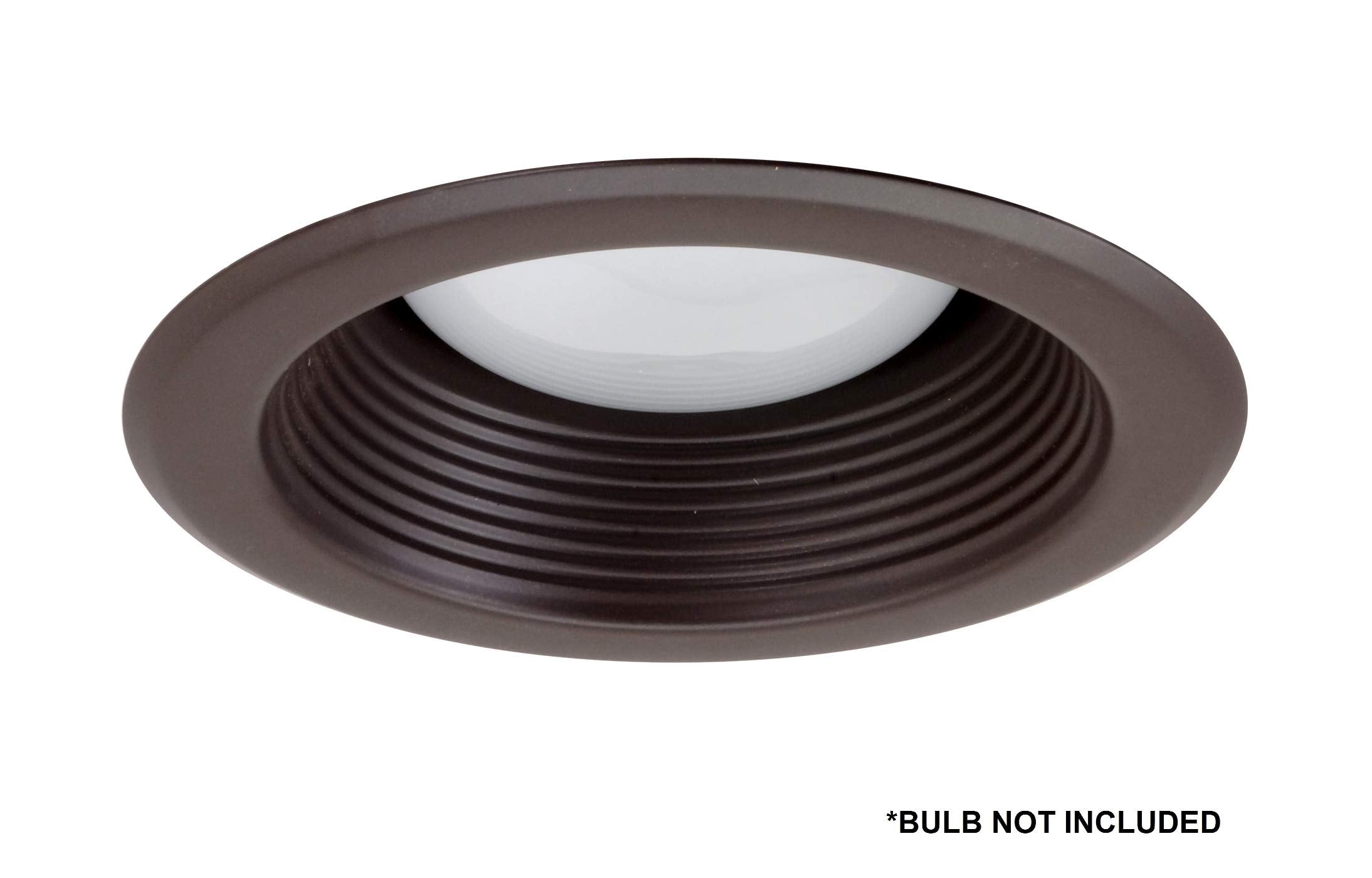 Nicor Lighting 5 Inch Oil-Rubbed Bronze Recessed Baffle Trim (15511Ob-Ob)