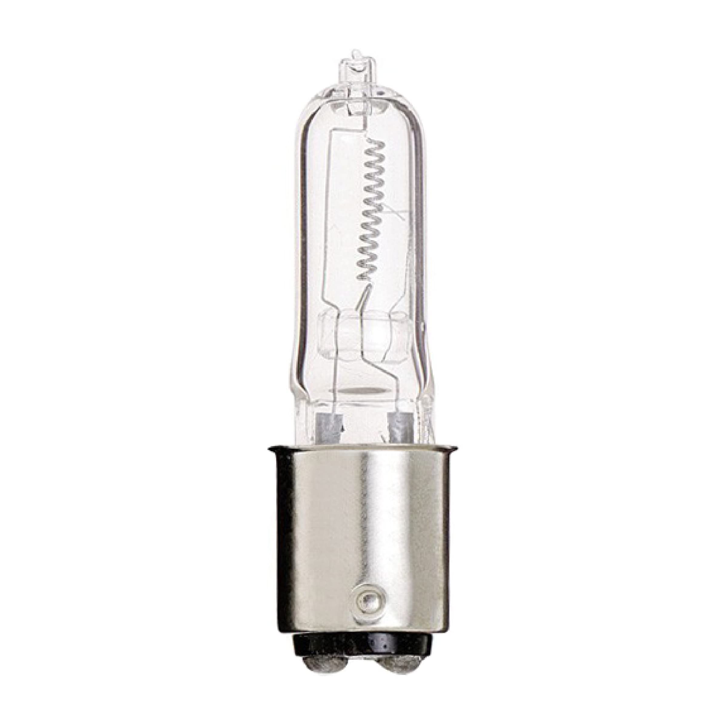Kor (Pack Of 10) Q100Cl/Dc - 120-Volt - Halogen Jd Type T4 - Ba15D - Dc Bayonet Base - 100-Watt - Clear Light Bulbs