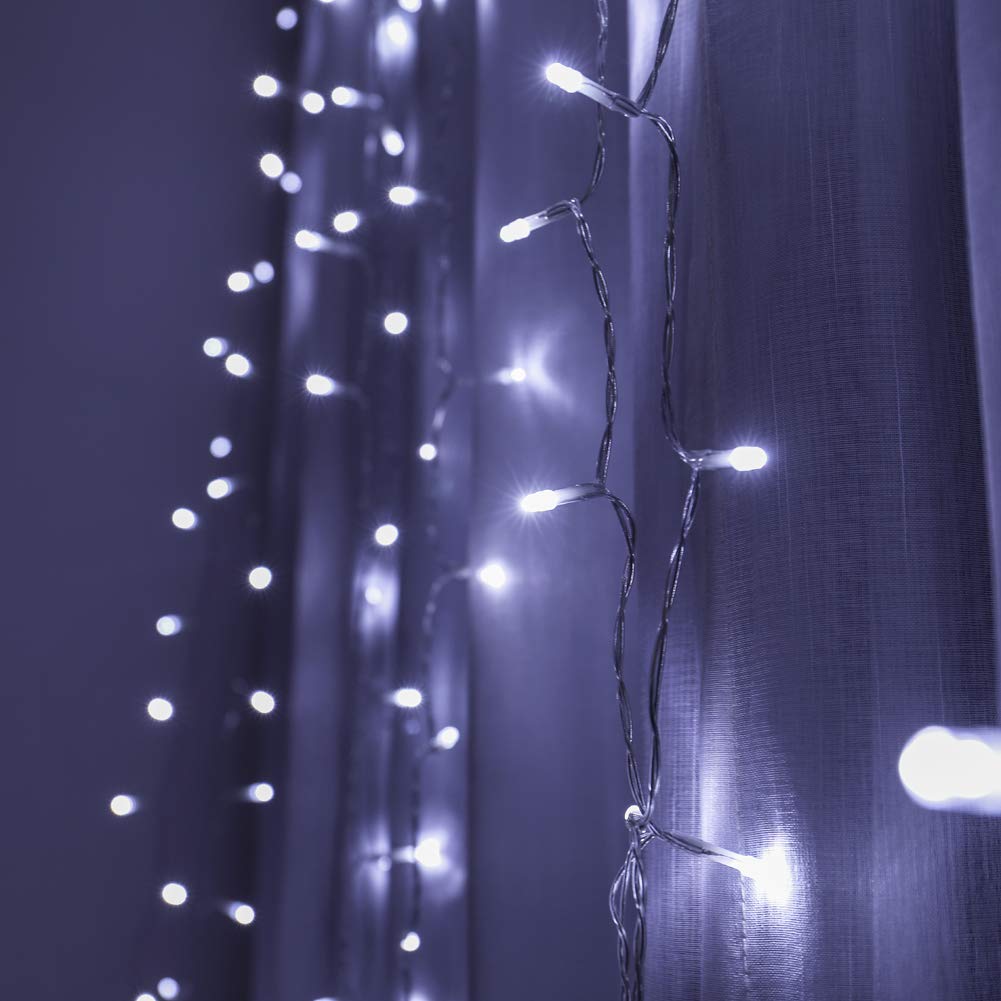 Twinkle Star LED String Light 300 LED Indoor Outdoor Decoration 8.26 Inches White Model Xa3
