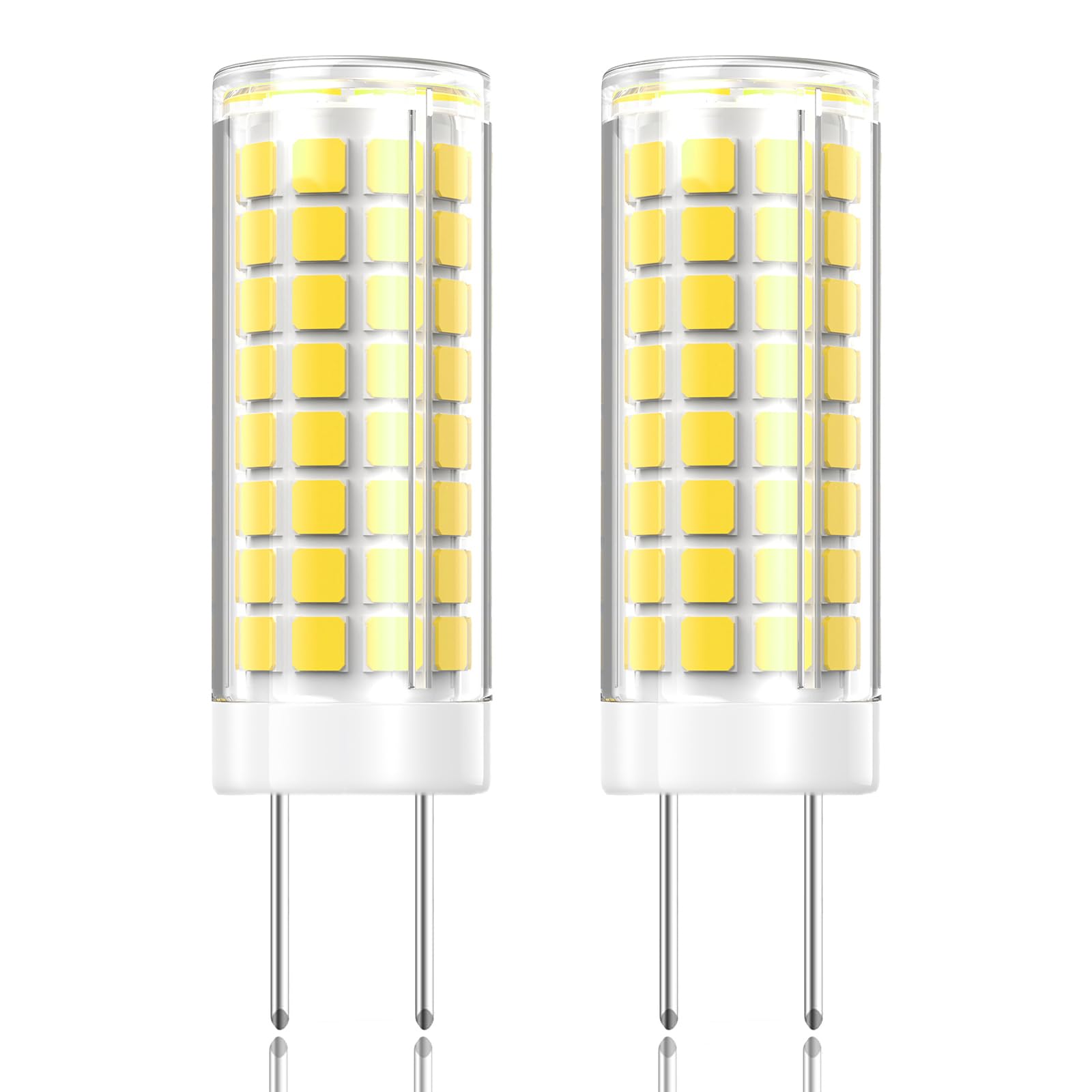 2 Pack - G8 Gy8.6 Led Light Bulbs Dimmable 7W Equivalent To G8 Halogen Bulb 75W-80W 730Lm, Gy8.6 /G8 Bi-Pin Base Light Bulb Ac 1