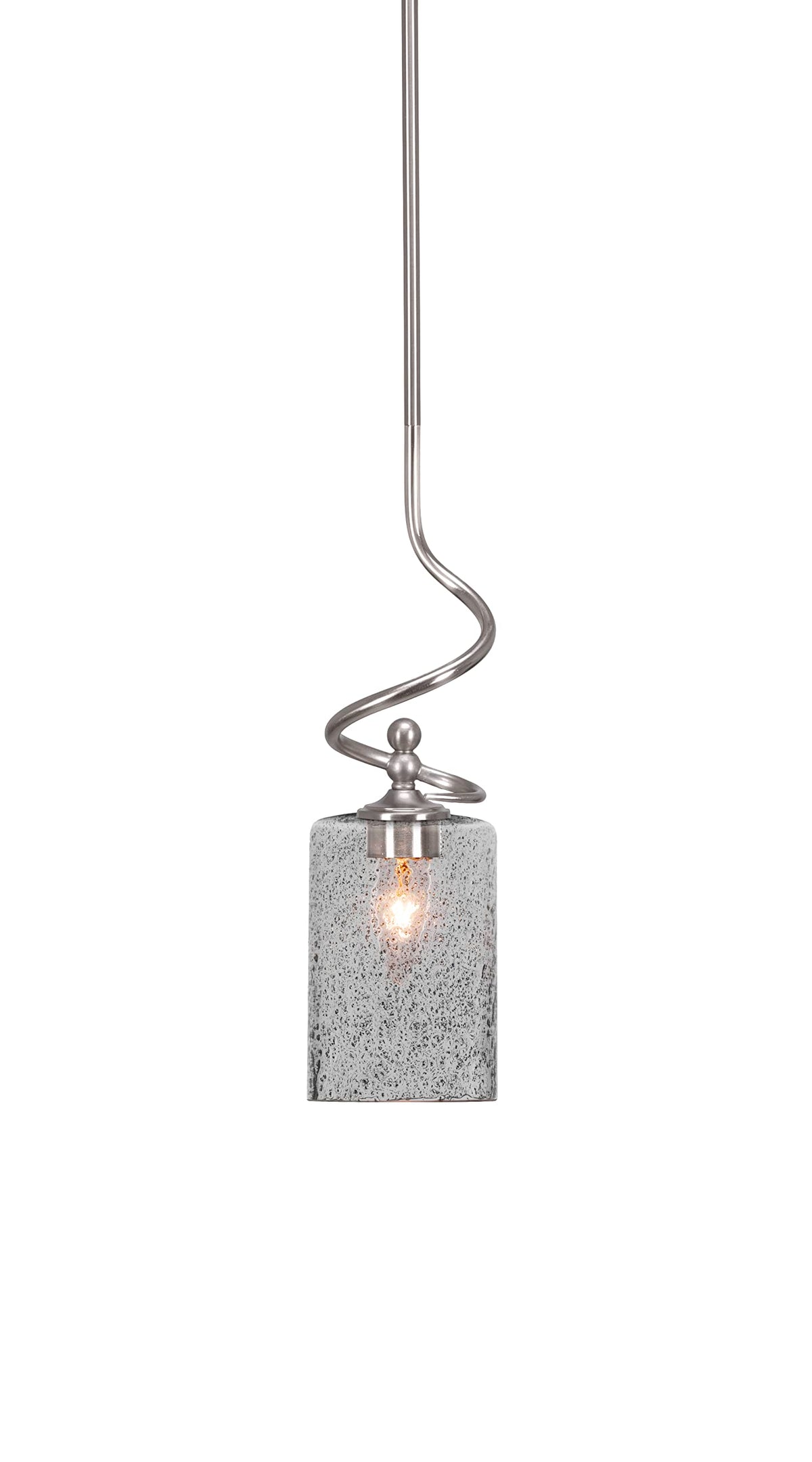 Capri 1 Light Mini Pendant in Brushed Nickel (901-BN-3002)