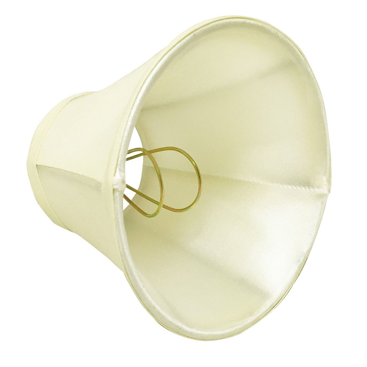 Royal Designs, Inc. Clip On Soft Bell Chandelier Lamp Shade Flame Clip Fitter, Cso-1022-5Eg-6, 3 X 5 X 4.5, Eggshell, 6 Pack