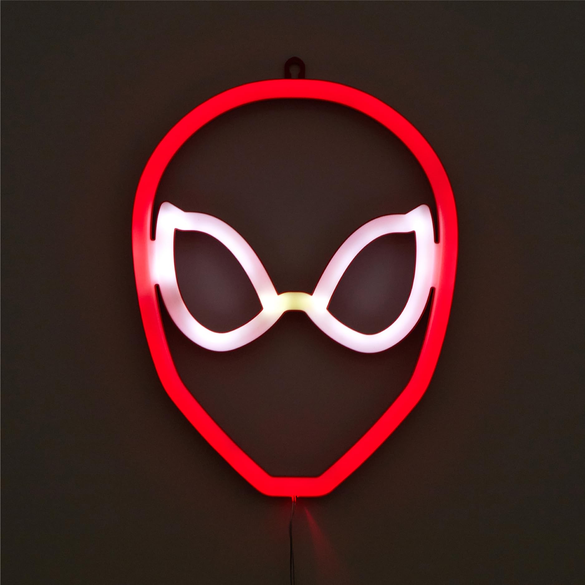 Idea Nuova Spiderman LED Wall Art, 8.4in x 6.2in, Plastic, Kids Bedroom & Playroom Décor, Model NN201730