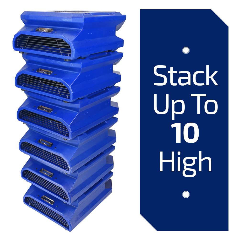 Odorstop Os1400 Heavy Duty Low Profile Air Mover With Lighted End