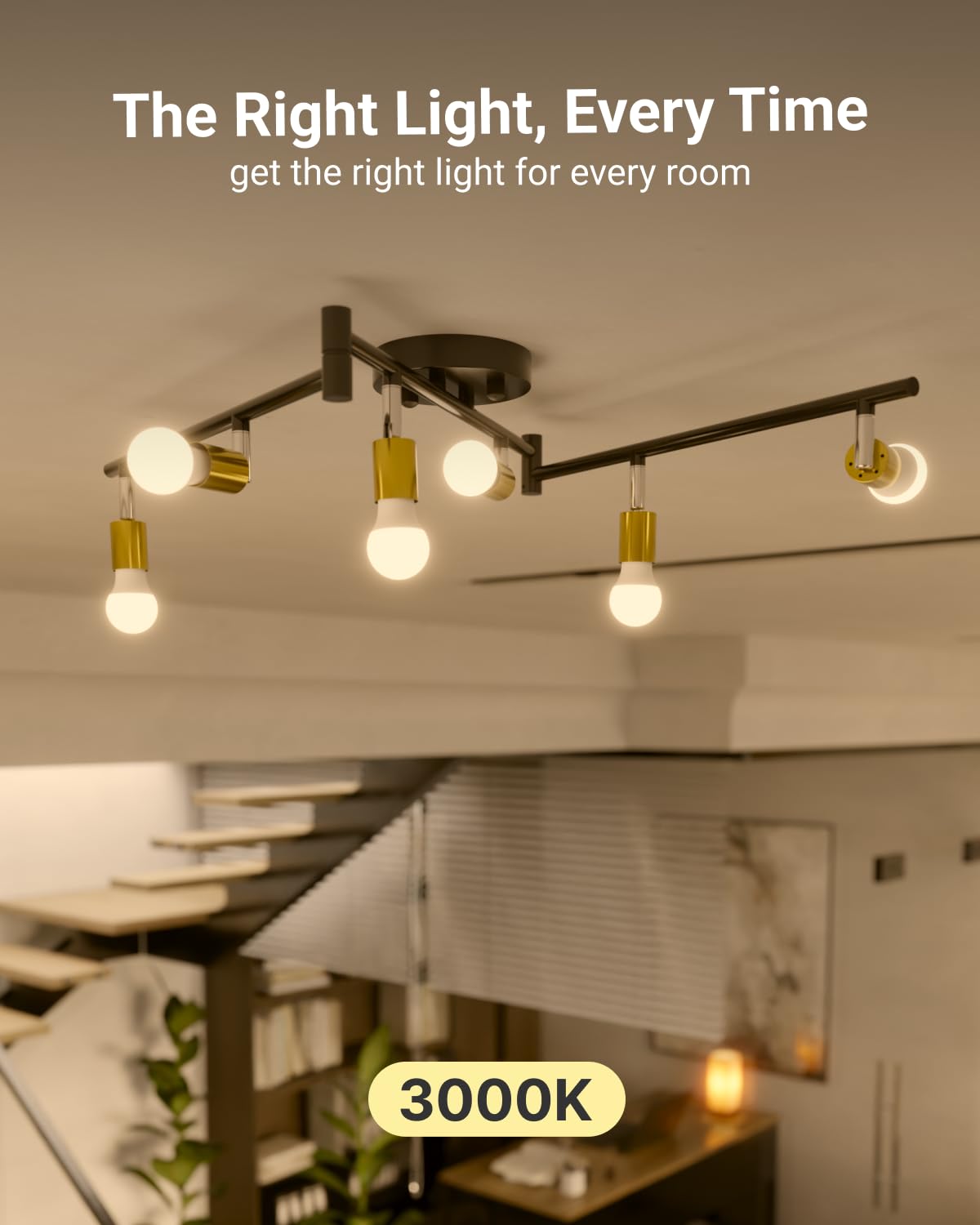 Sunco 10 Pack Gu24 Led Bulb A19, 2 Prong Light Bulbs, 800 Lm, 9W (60W Equivalent), 3000K Warm White, Dimmable, Twist & Lock Gu24