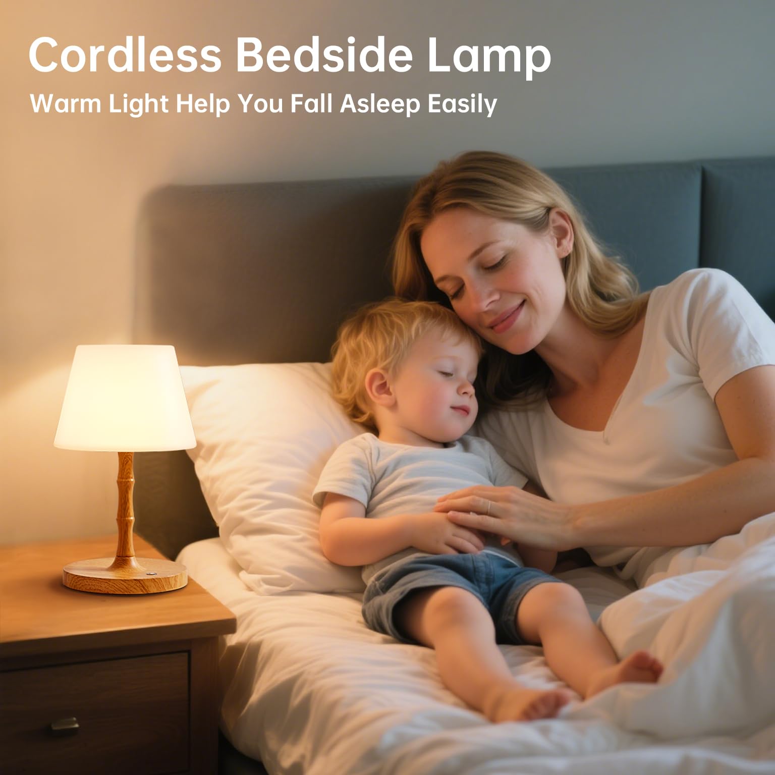 Dawnwake Table Lamp Shower Lamp Waterproof, Desk Cordless Lamps For Bedroom,Outdoor Rechargeable Battery Operated Touch Bedside