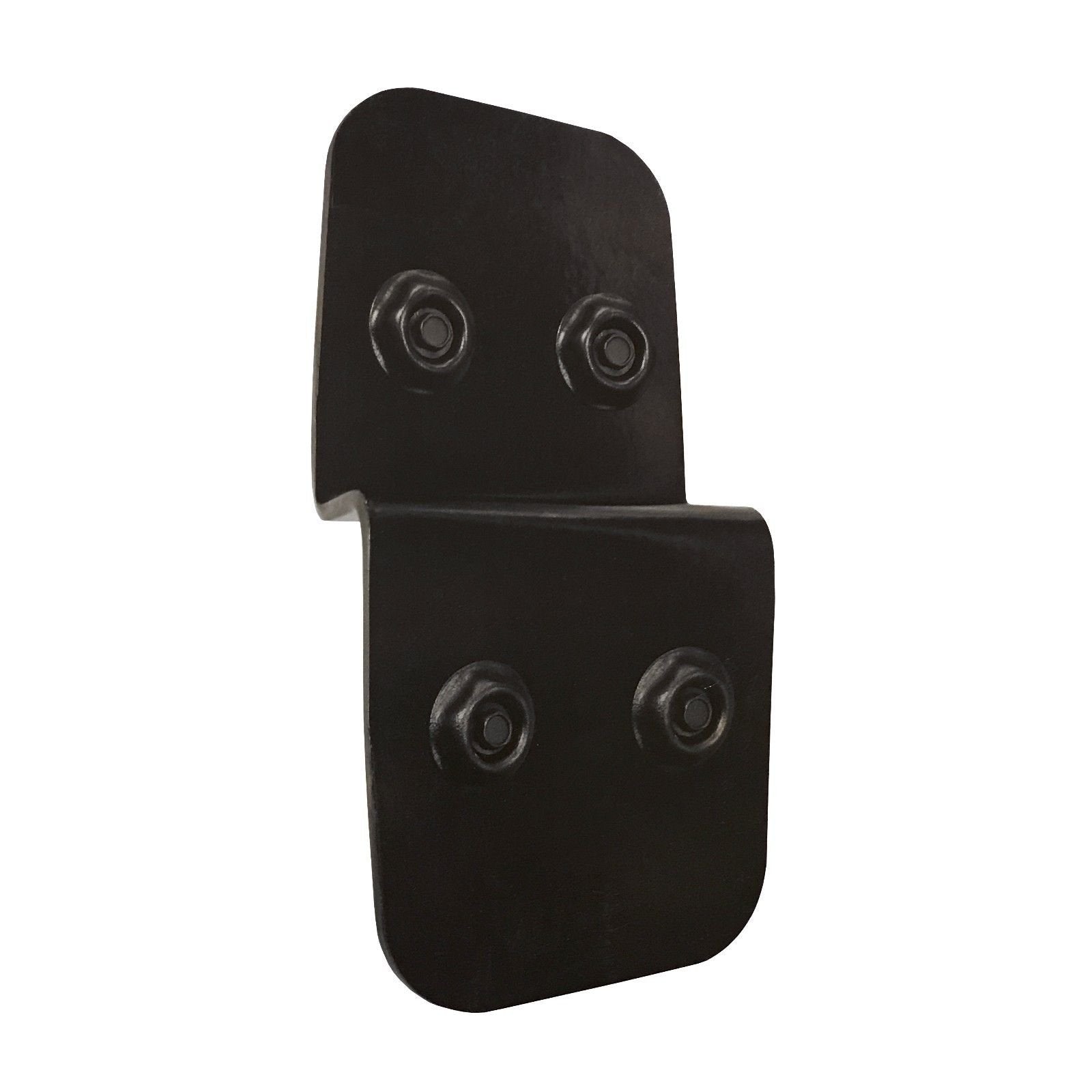 Nuvo Iron P2B7 Black Galvanized Steel 6&quot; Post (2 pcs) Beam Support