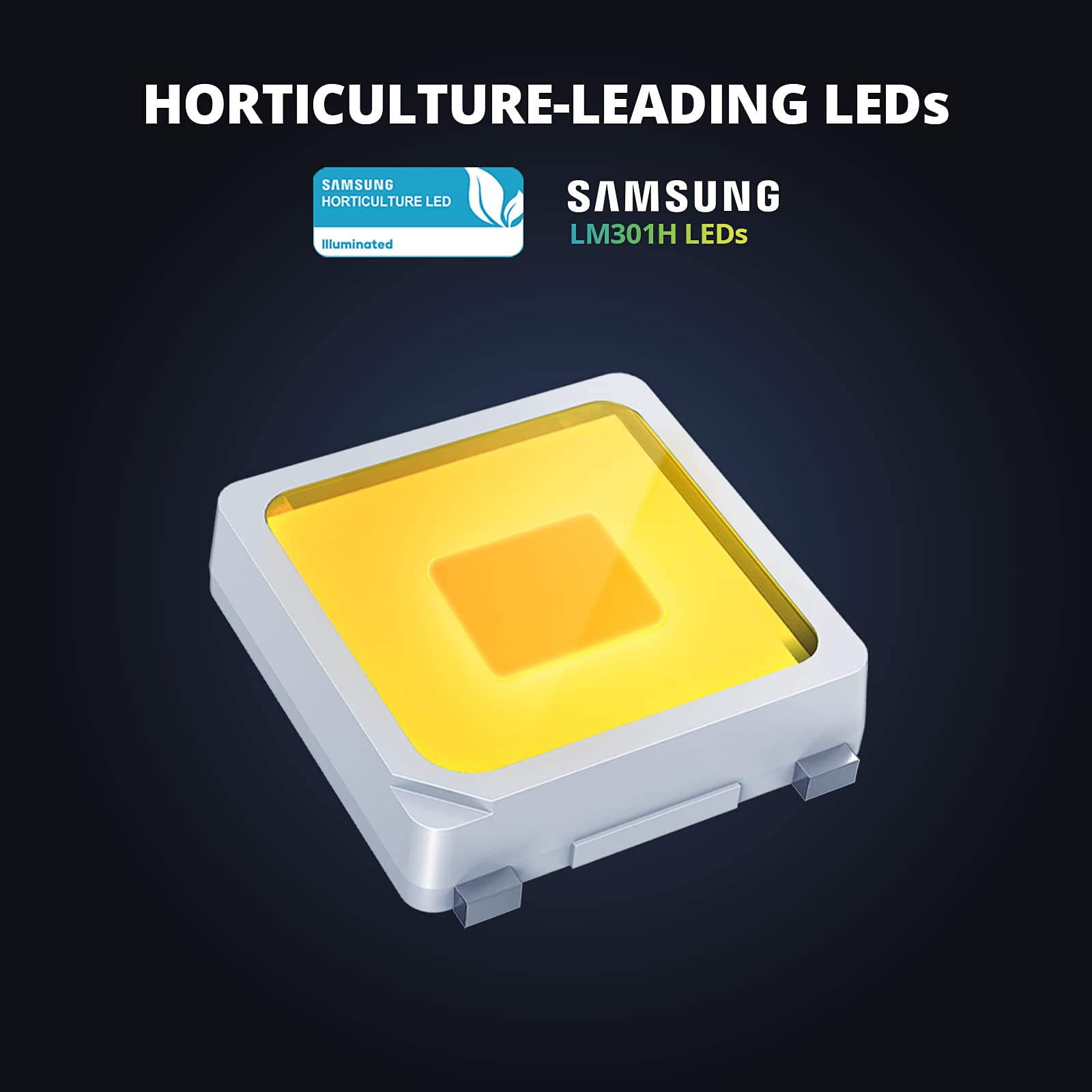 VIPARSPECTRA KS3000 LED Grow Light 320W, Full Spectrum, Dimmable, 3x3 Grow Tent, White, with Samsung LM301H Diodes