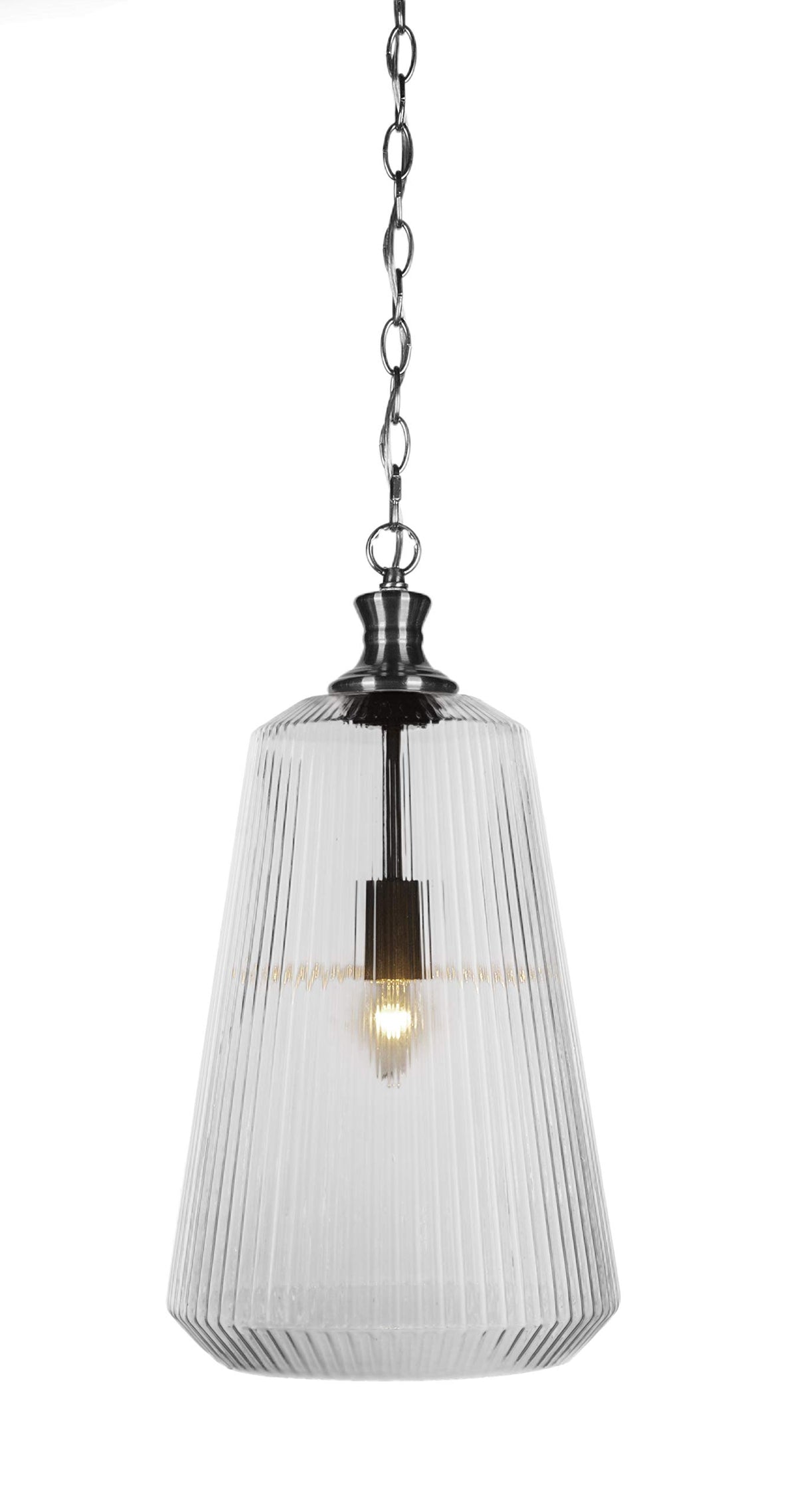 Toltec Lighting Carina 1 Light Pendant In Brushed Nickel (93-Bn-4640)