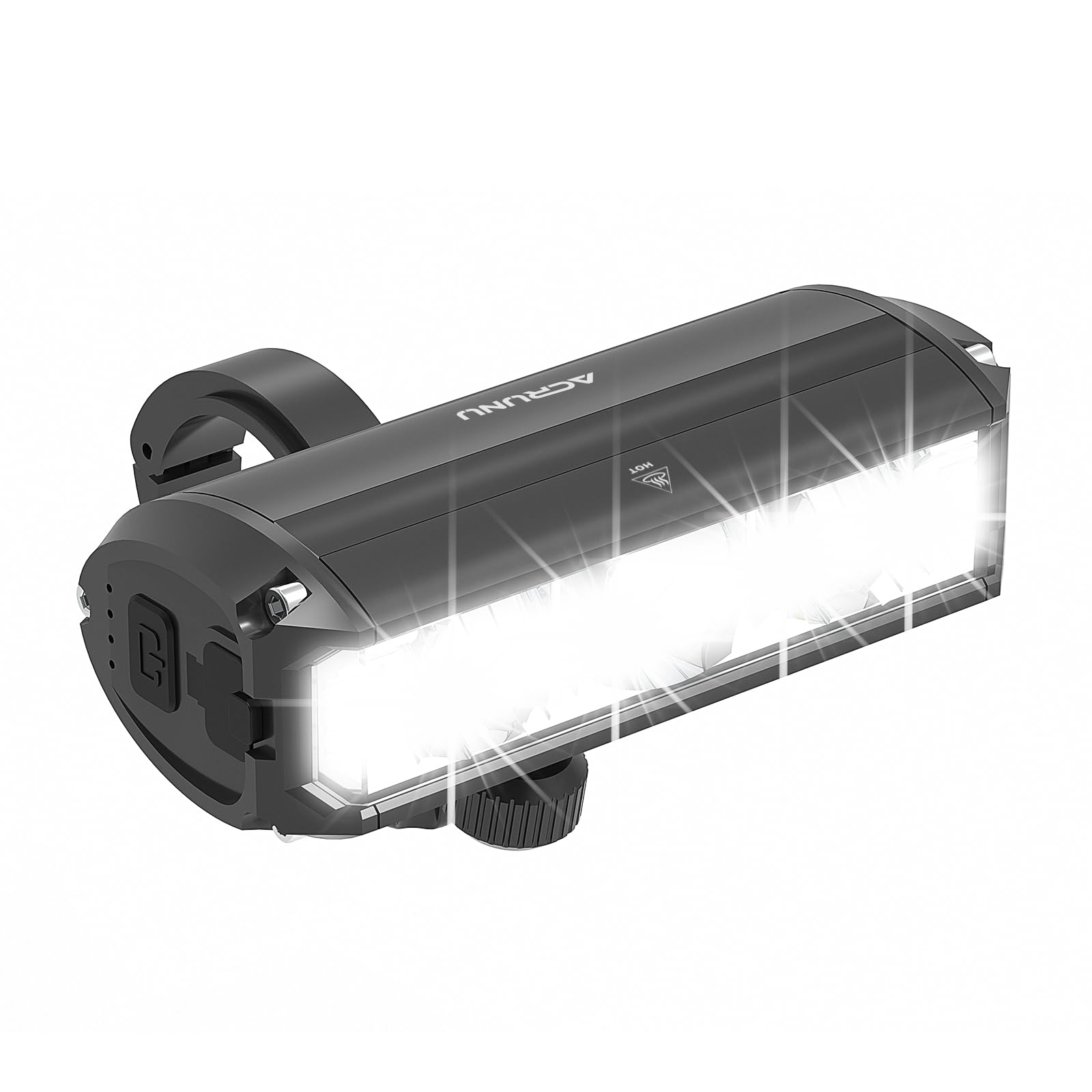 Super Bright LED Bike Light USB Rechargeable Bicycle Headlight-5 Modes Waterproof Bike Headlight Mountain Off-Road Cycling Commuting (X-Small)