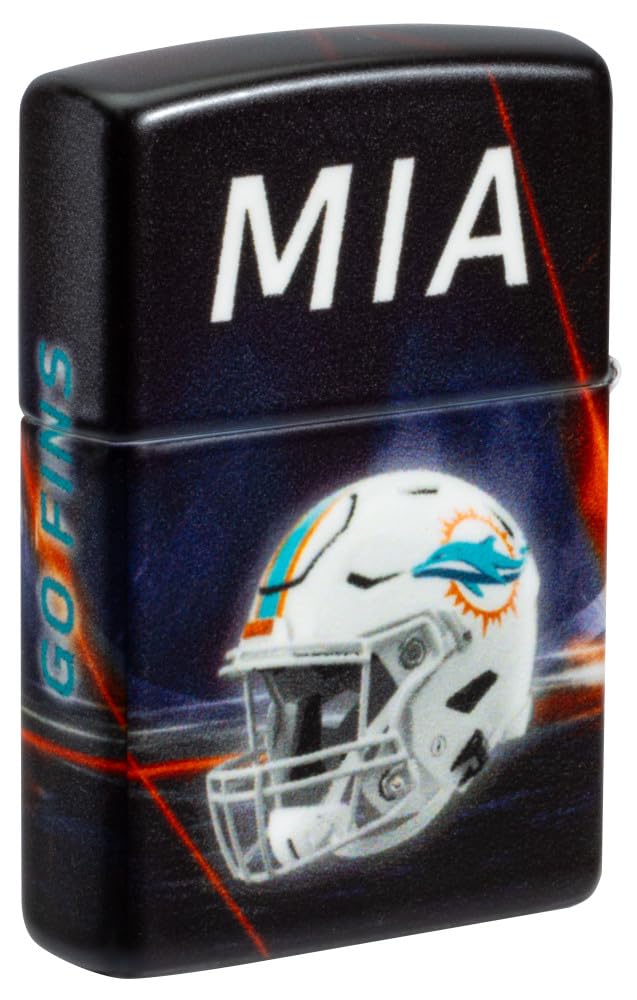 Zippo Nfl Miami Dolphins 540 Matte Pocket Lighter