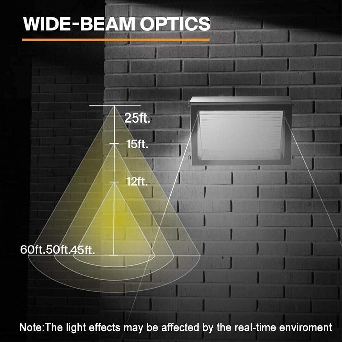 Ledmo Wall Pack Light 150W Waterproof 5000K 21000Lm 100-277V Equivalent Energy Save Ultra Bright Commercial Outdoor Led Wall Lig